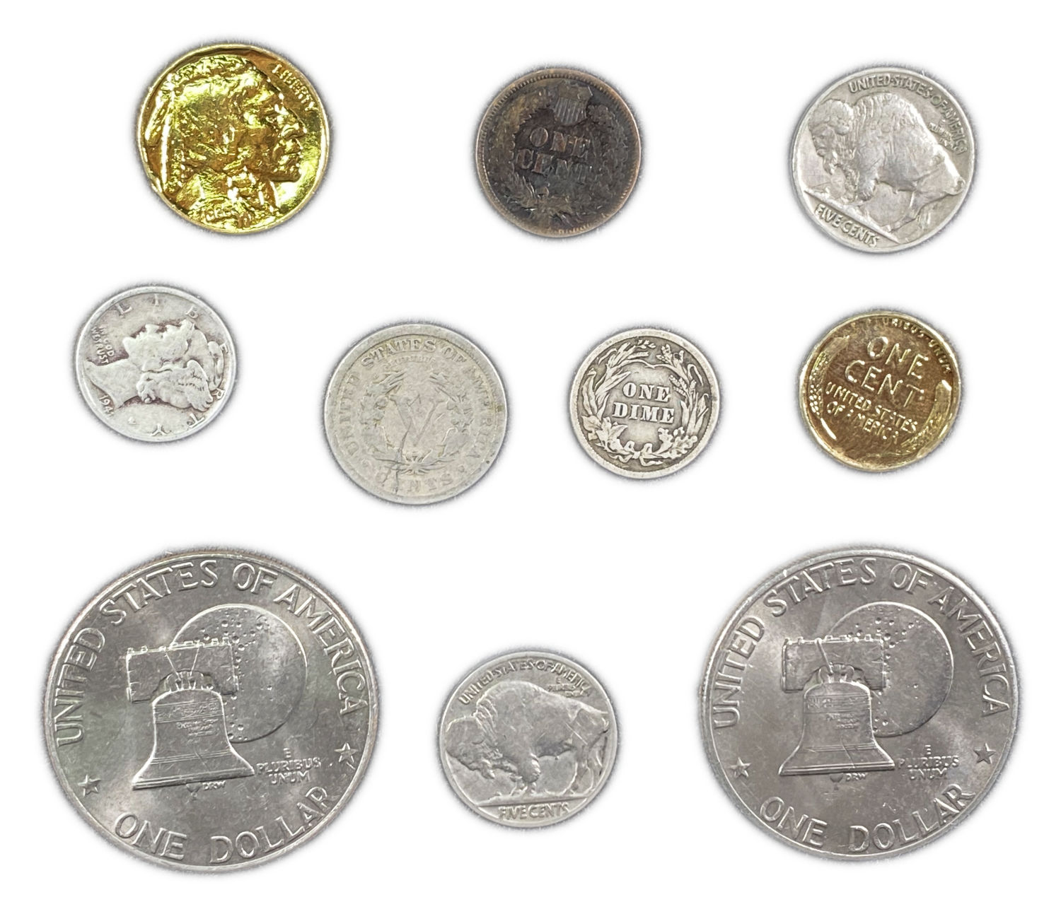 USA - Lot of United States Coins - Different Conditions, Values and Years - a variety of pictures to impress - 1 4
