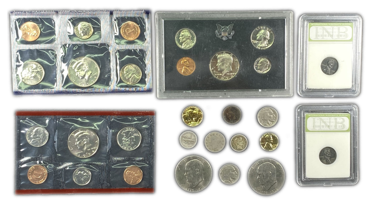 USA - Lot of United States Coins - Different Conditions, Values and Years - a variety of pictures to impress - 1 0