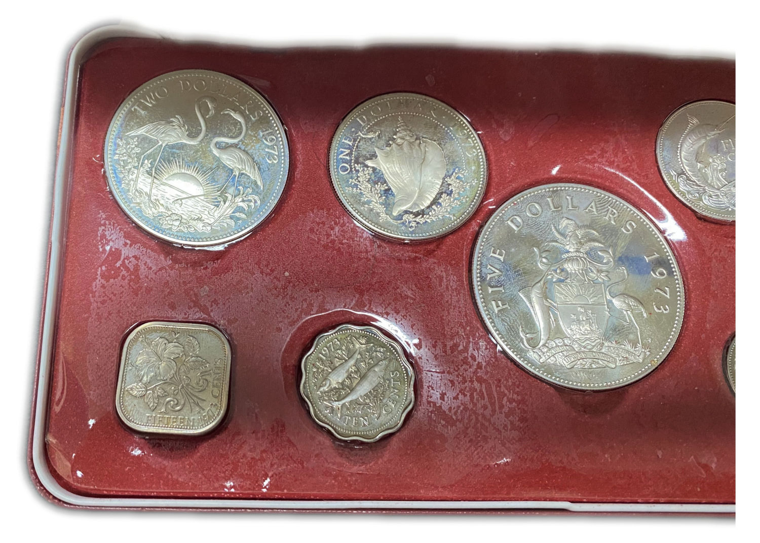 USA - Beast Islands - Set of 9 Proof Coins - 1973 - 1 3