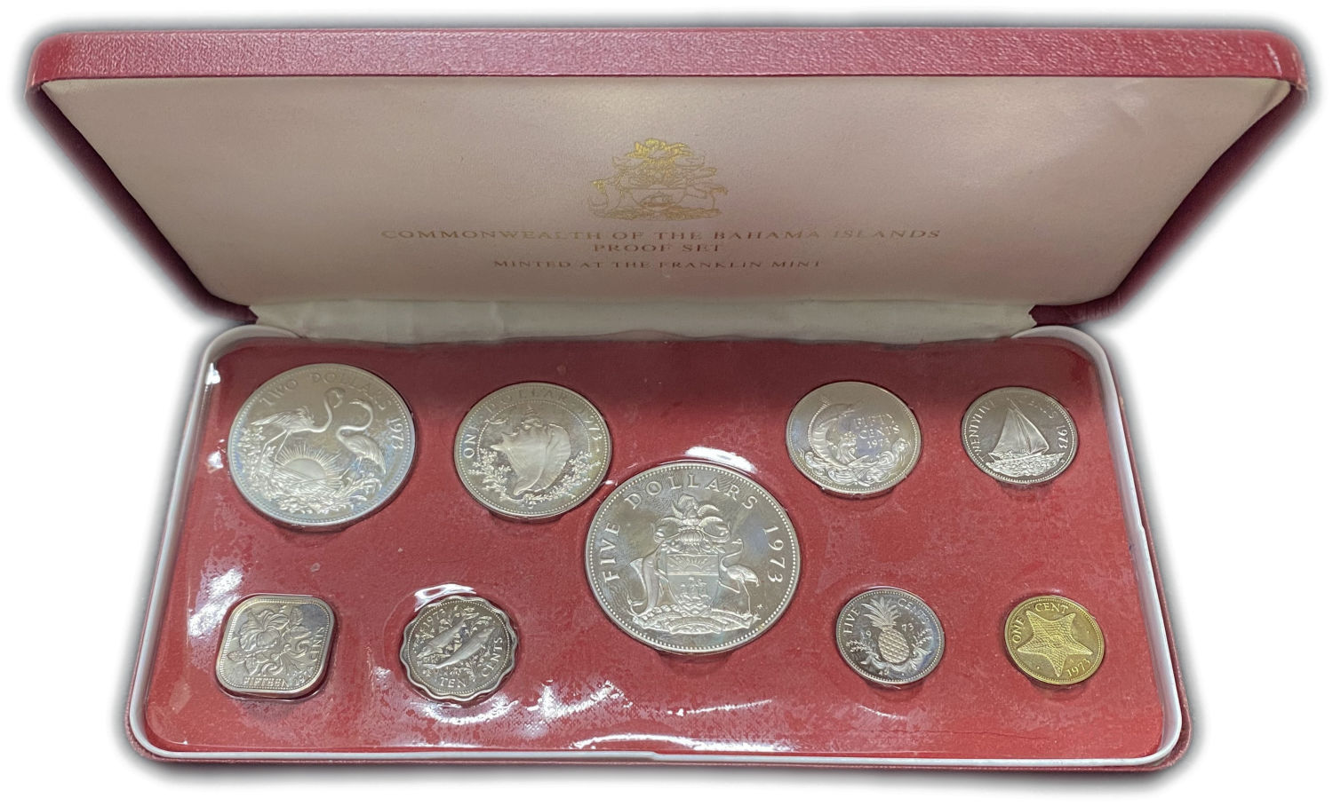 USA - Beast Islands - Set of 9 Proof Coins - 1973 - 1 0