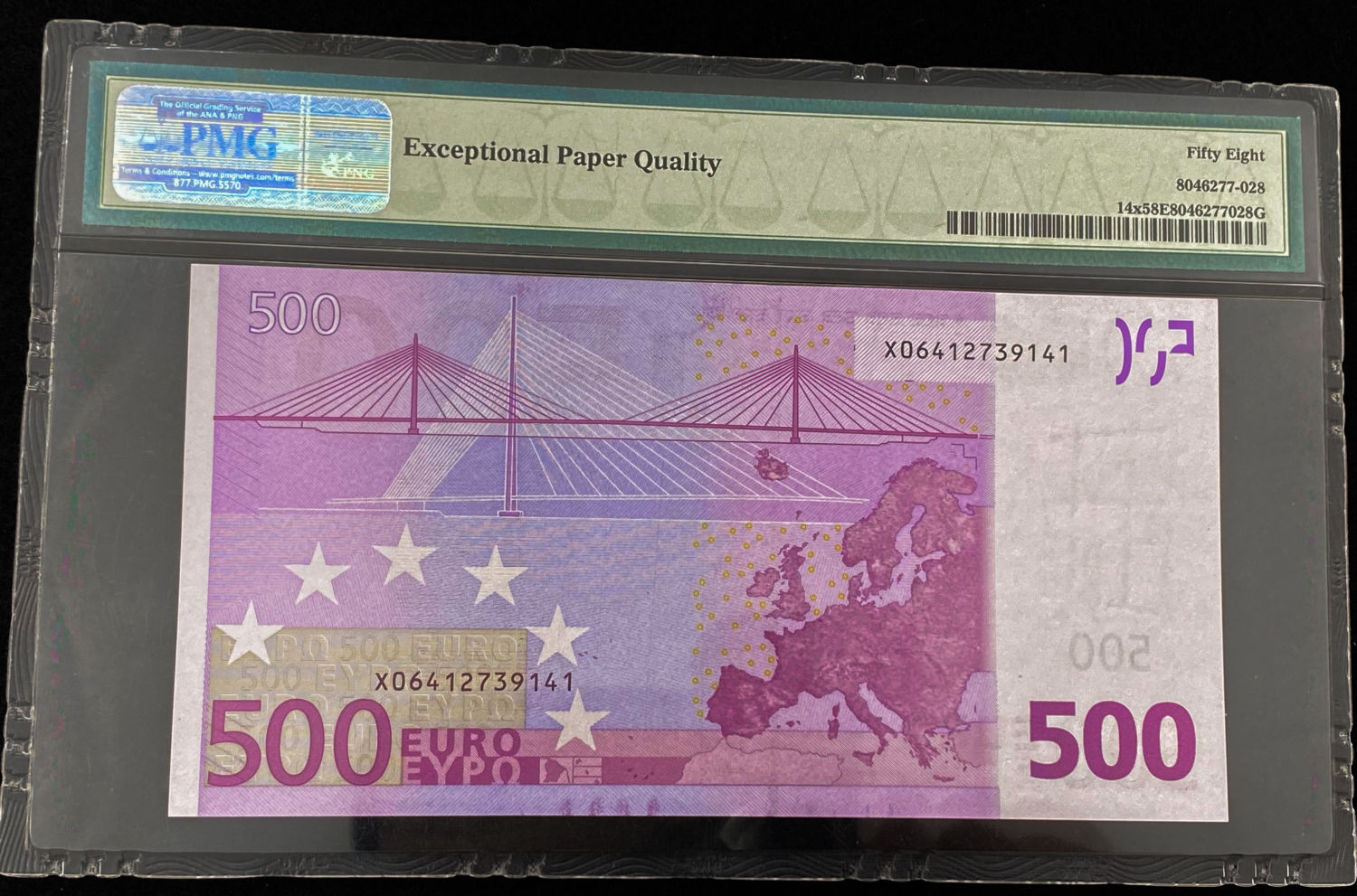 Europe / Europe Union / Germany - 500 Euro 2002 - PMG 58 EPQ - 1 1