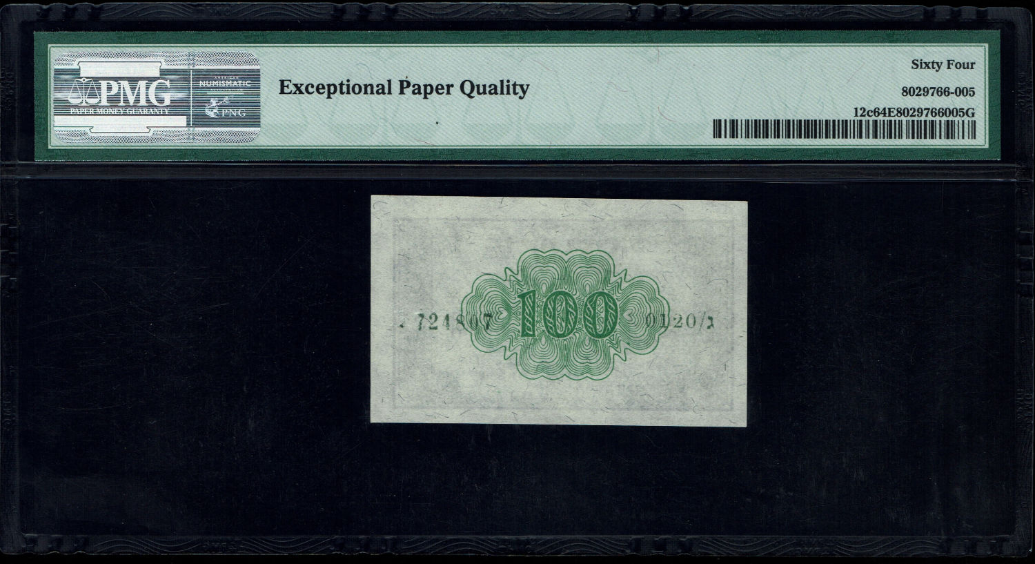 Israel - 100 Prutah 1952 - ''Eshkol - Ne'eman" - PMG 64 EPQ - Prefix B
In 1952 it was decided to ... - 1 1