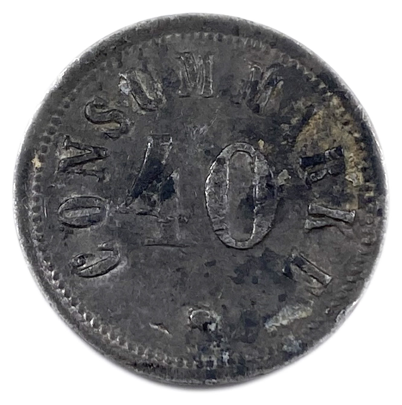 Palestine - Templar colonies token - 40 Paras 1880-1917 - Third series - VF
The Templars were Germans ... - 1 0