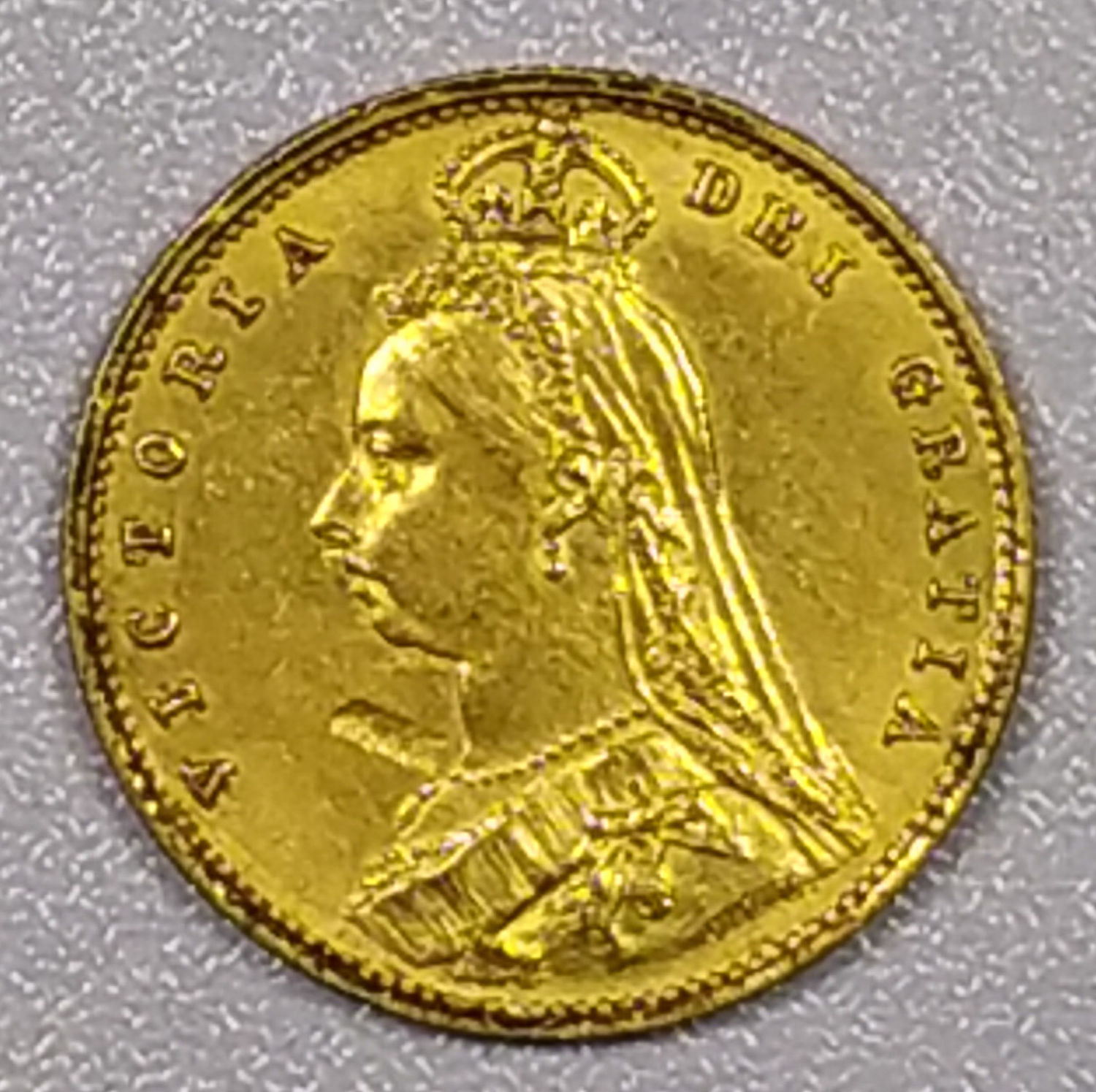 United kingdom - Hlaf Sovereign 1887 - XF-AU - 1 0