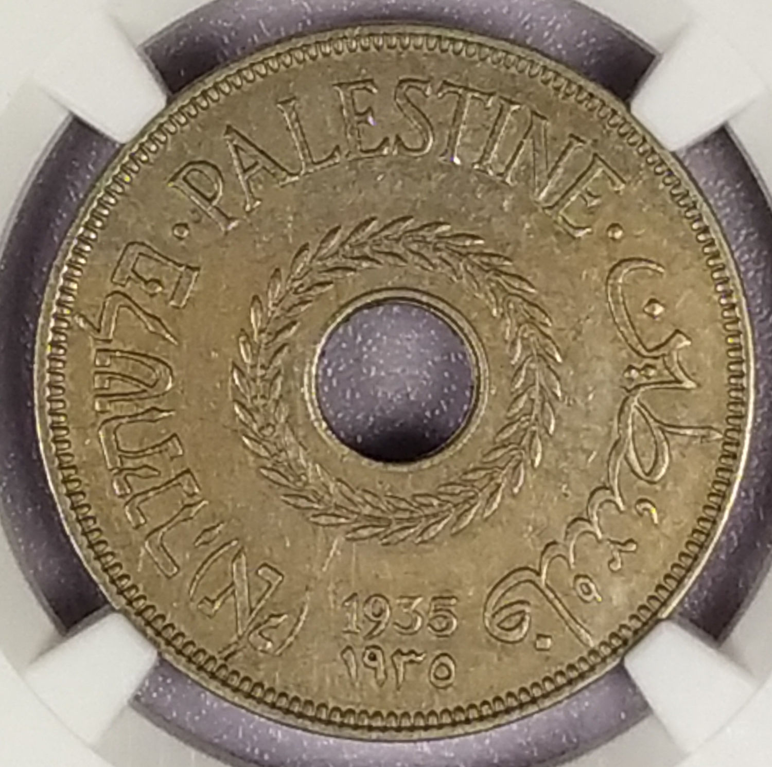 Palestine - 20 Mils 1935 - NGC XF 45 - 1 0