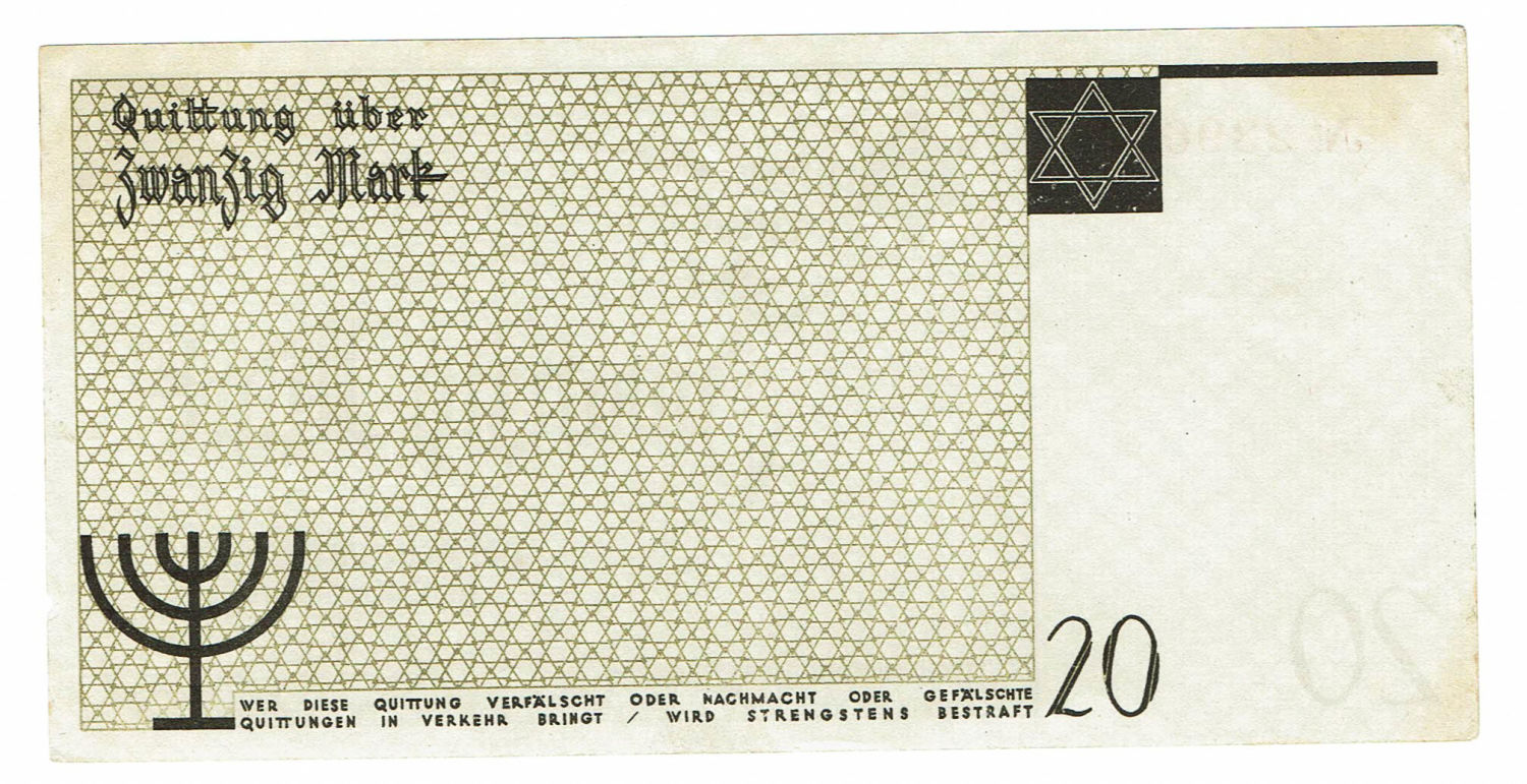 Poland - 20 mark 1940 - EF-AU - Ghetto Lodz - 1 1
