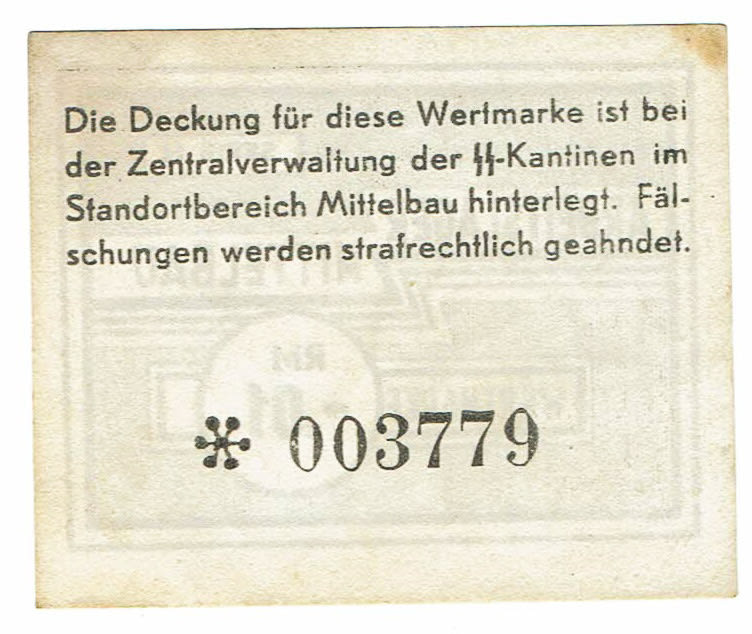 Germany - 0.01 reichsmark 1943 - Mittelbau labor camp - VF - 1 1