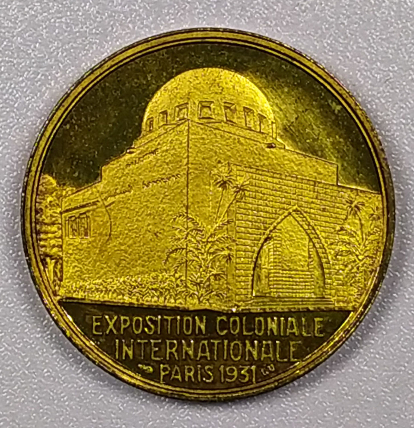 Medallion of the International Fair in Paris - 1931 - BU - 1 1