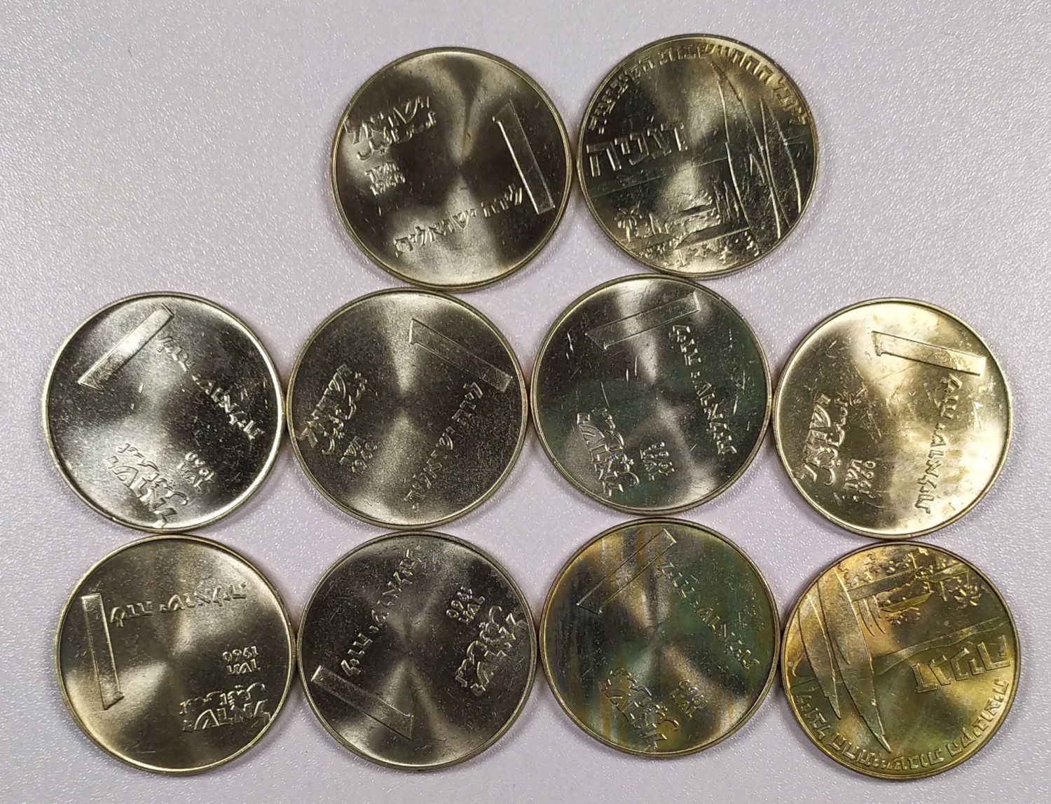 Lot of 12 tokens - The kibbutz settlement anniversary - Degania