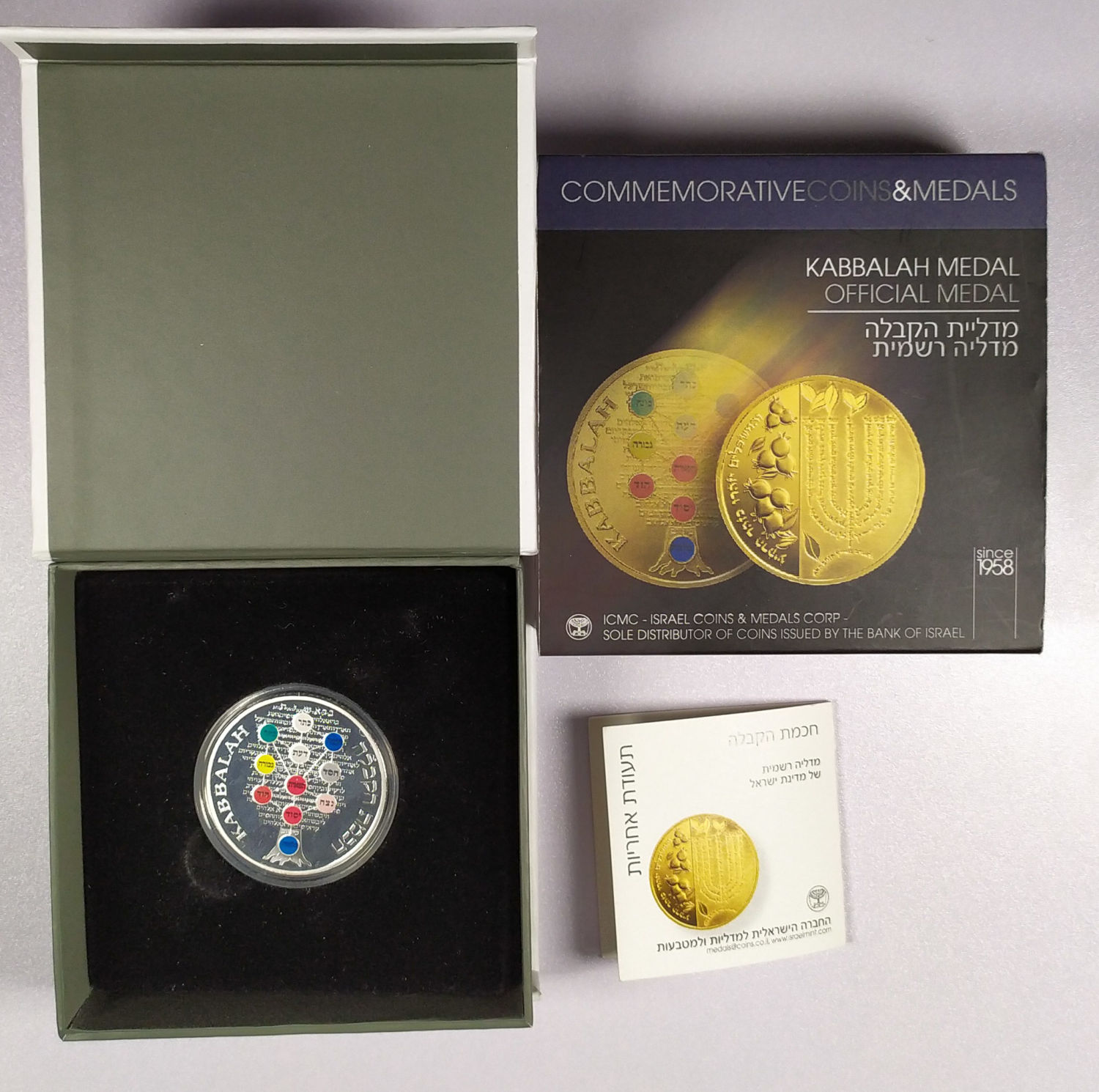 Medal - Wisdom of Kabbalah - Rabbi Moshe Cordoviro (The Ramak)