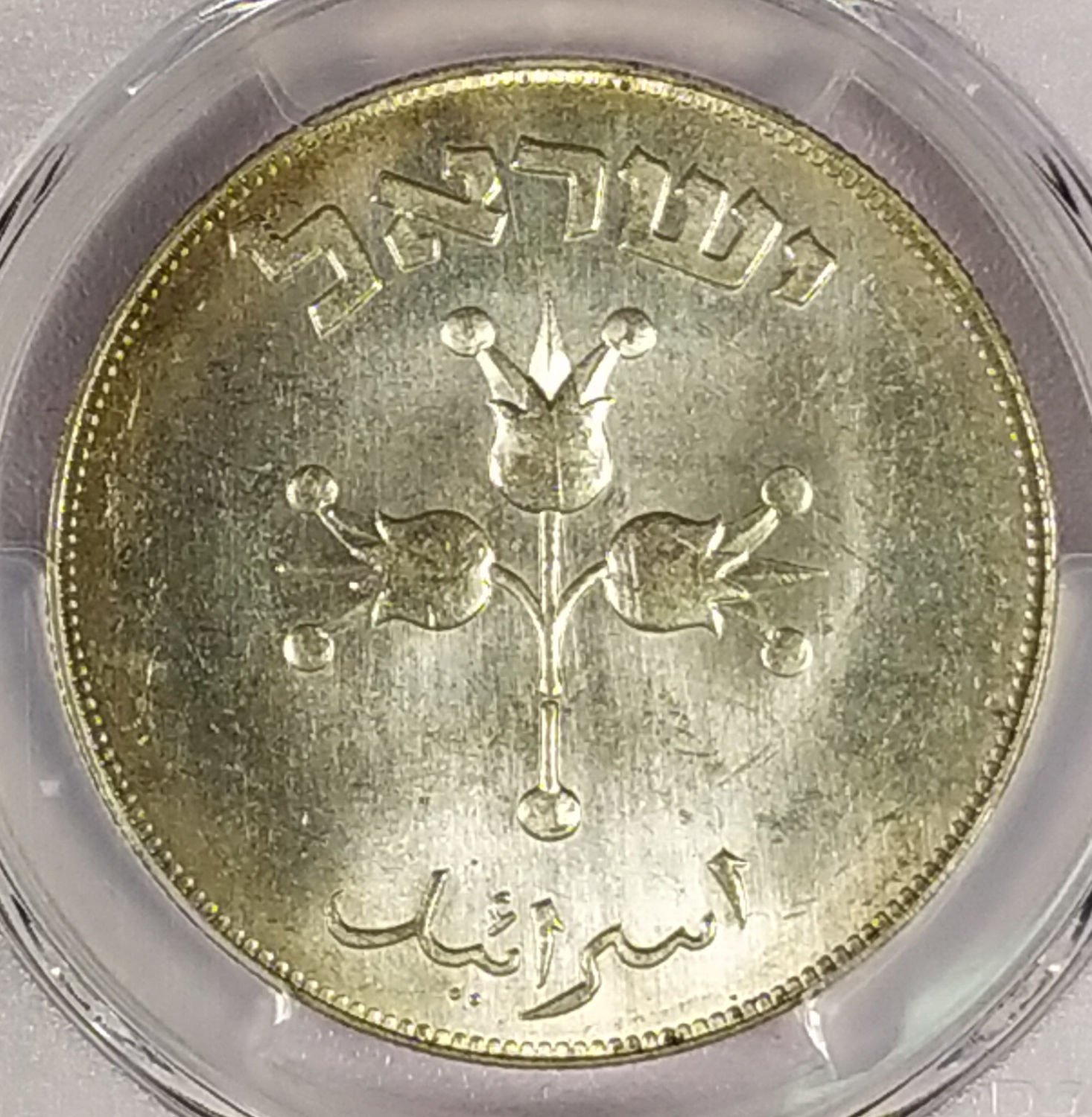 Israel - 500 Pruta 1949 - PCGS 65 - 1 1