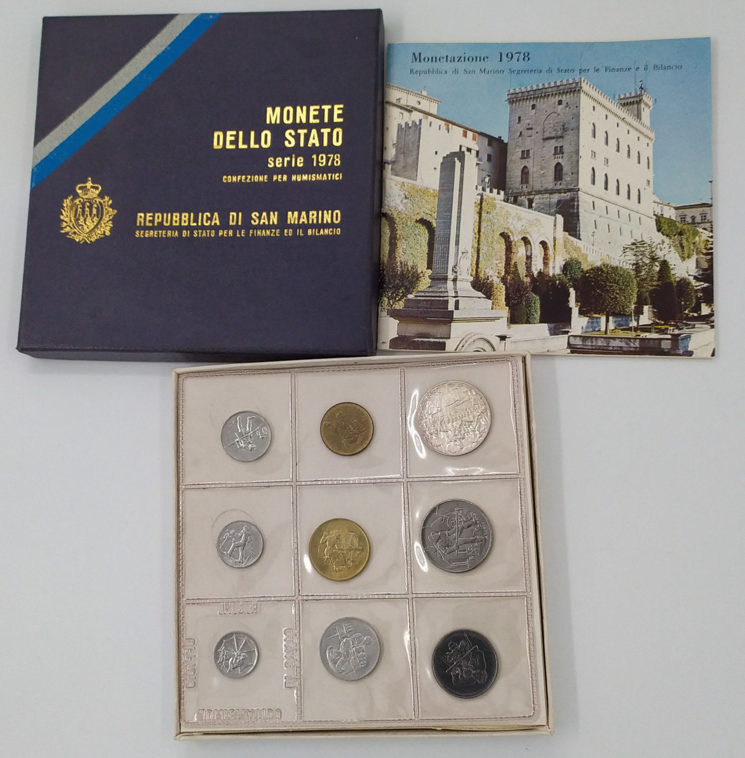 San Marino - Coins set of 9 coins from 1978