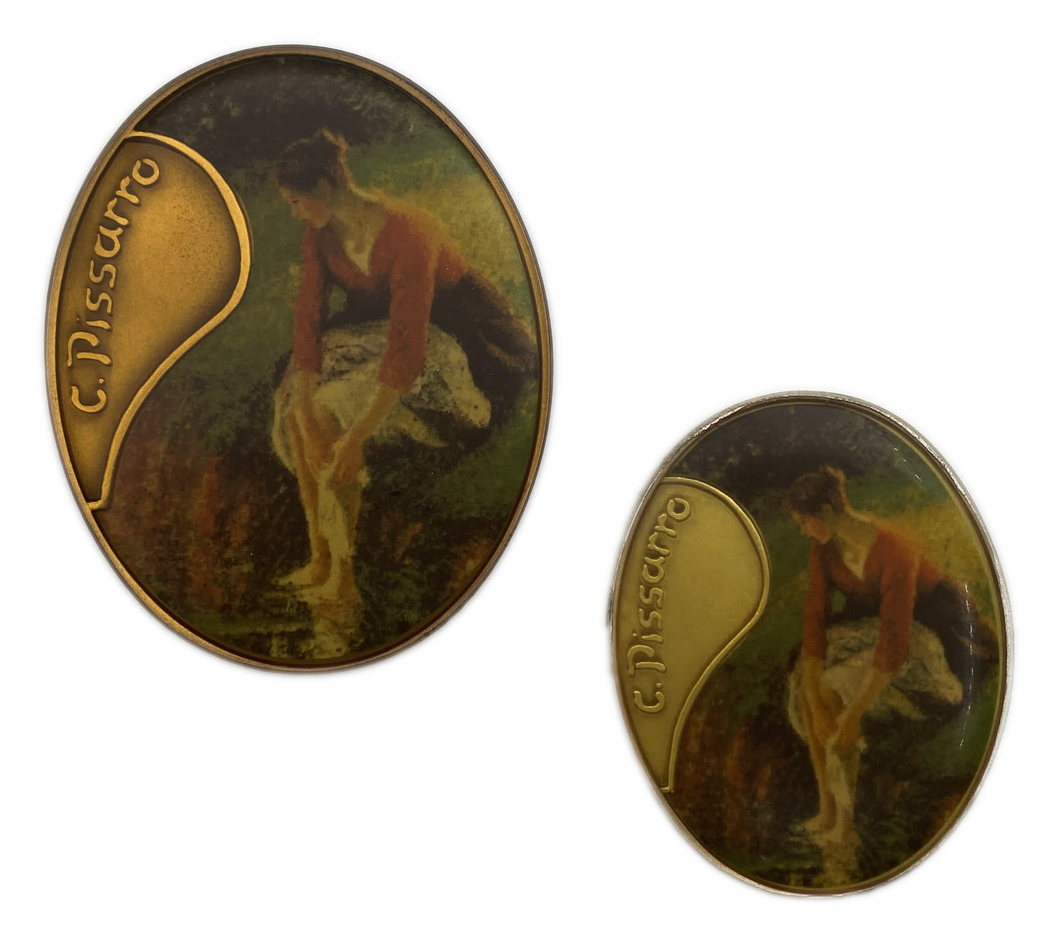 Israel - a pair of "Pissarro" medals, one made of silver and the other made of bronze
Camus Pissarro ... - 1 0