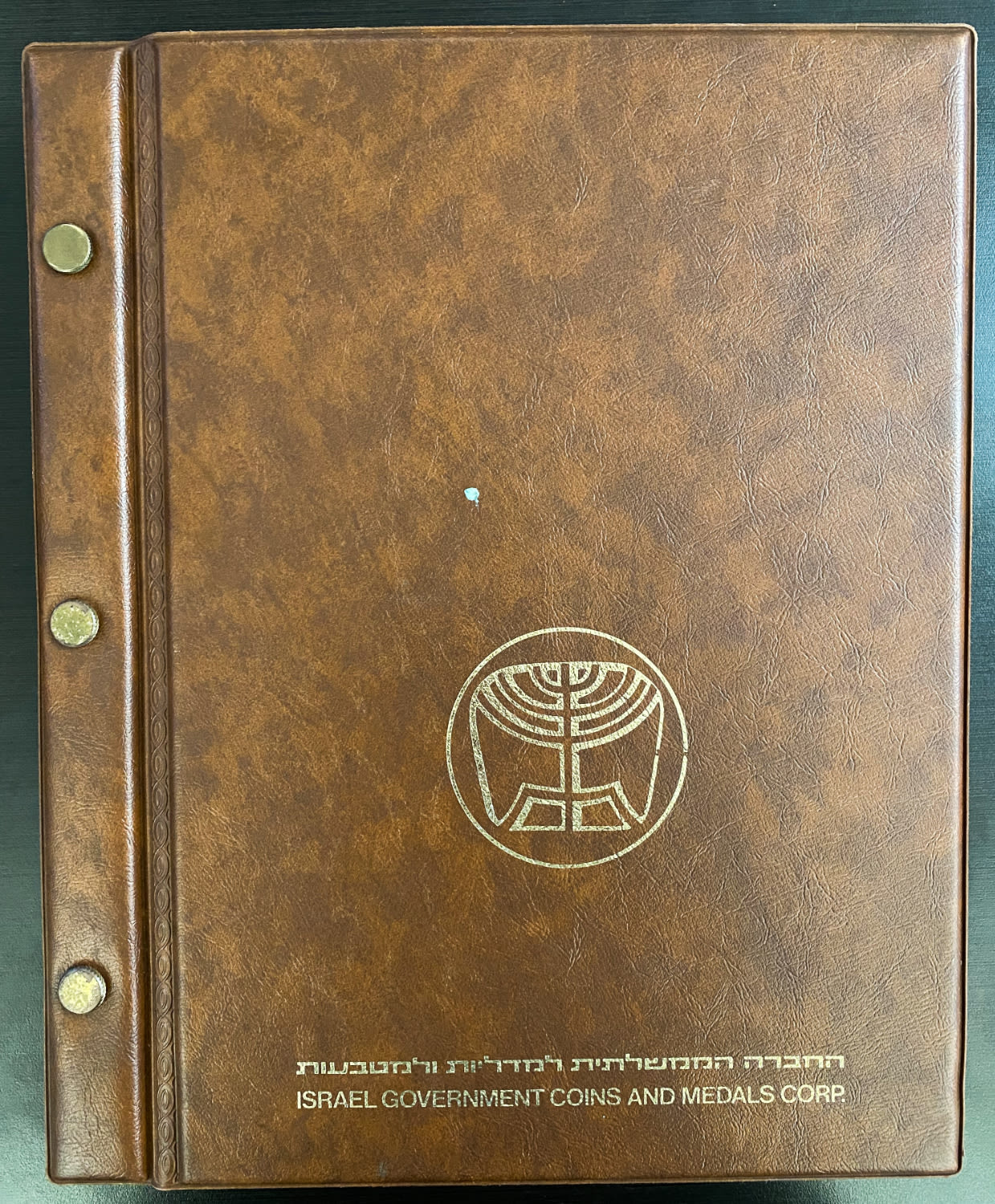Israel - a pair of medal albums of the Governmental Society of Coins and Medals - 1 3