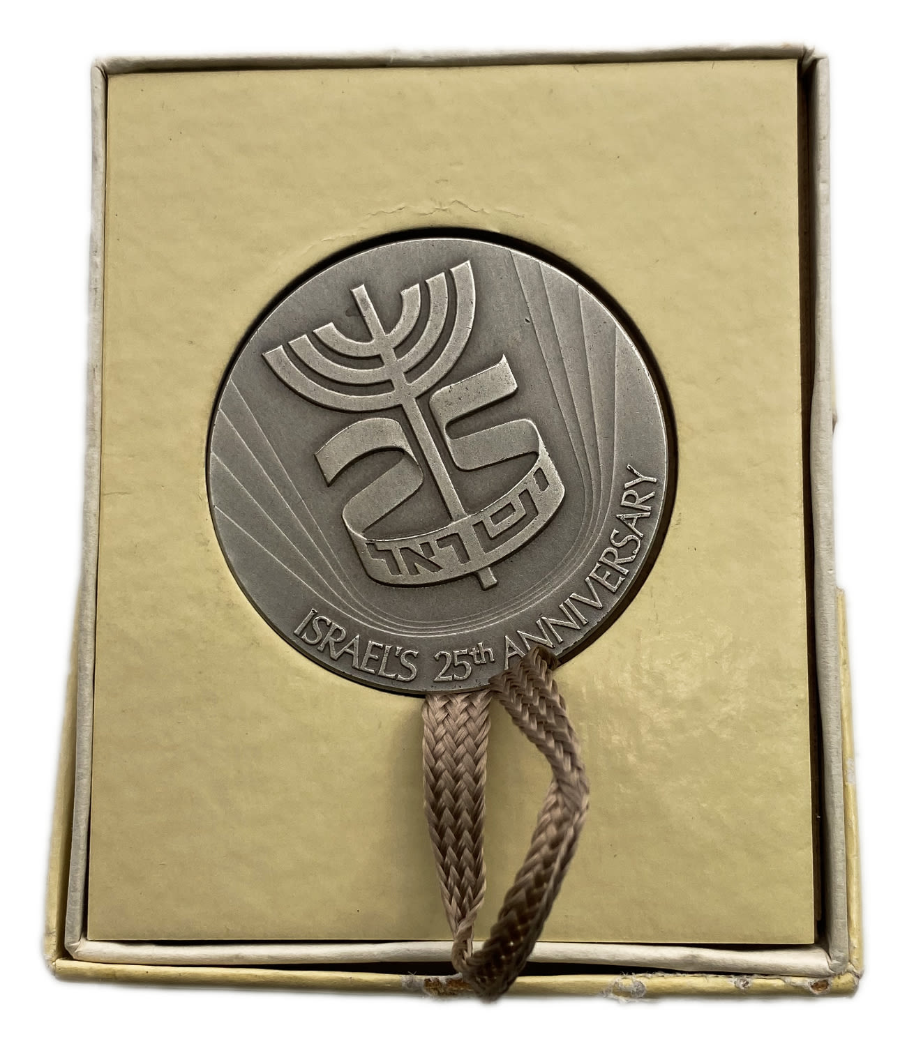 Israel - 25th Anniversary Declaration of Independence - 1973 - Silver 935, 47g, 45mm
During the 25 ... - 1 0