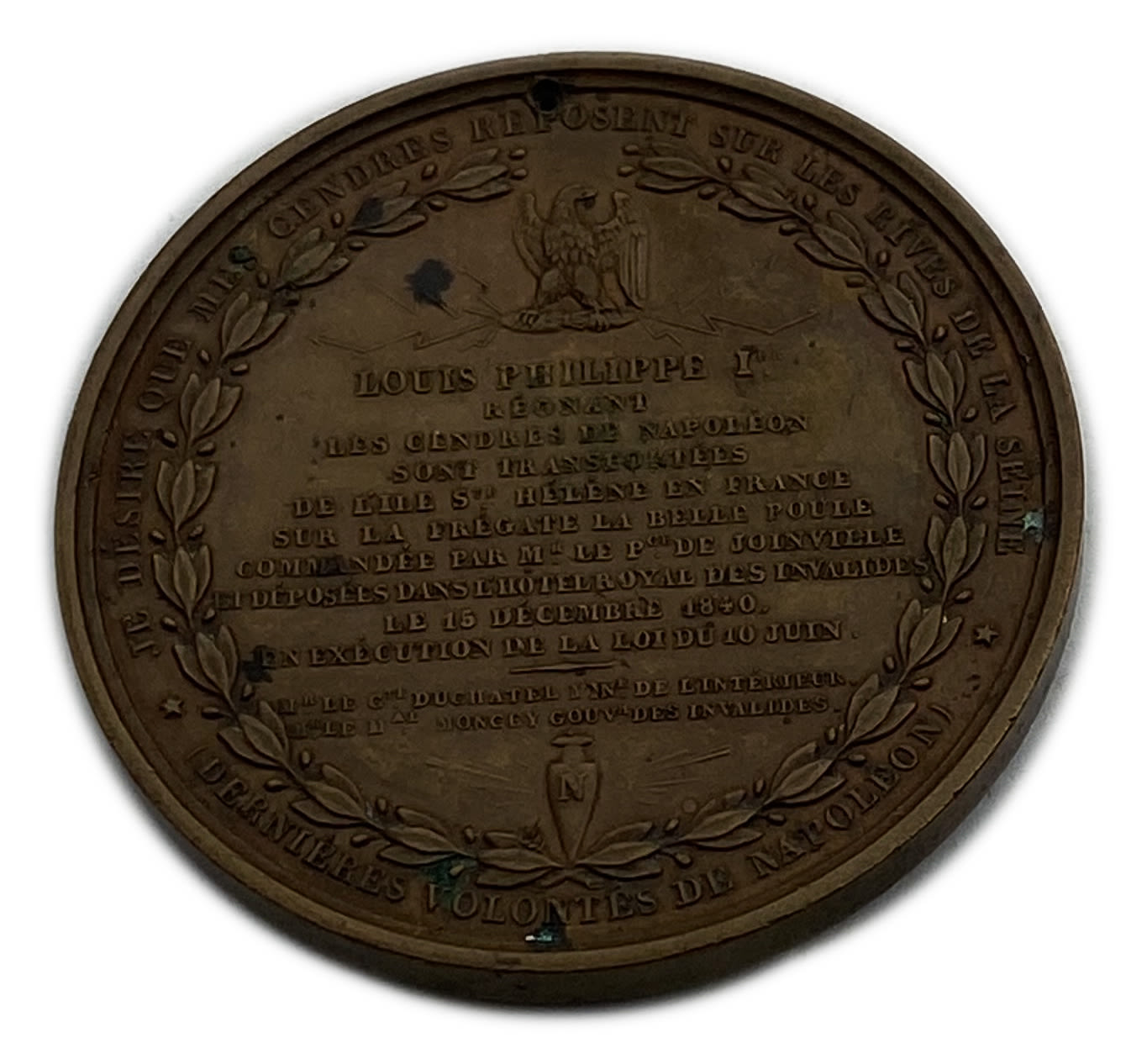 France - LOUIS-PHILIPPE I bronz medal 1840 - XF
Louis Philippe I (6 October 1773 – 26 August 1850) ... - 1 1