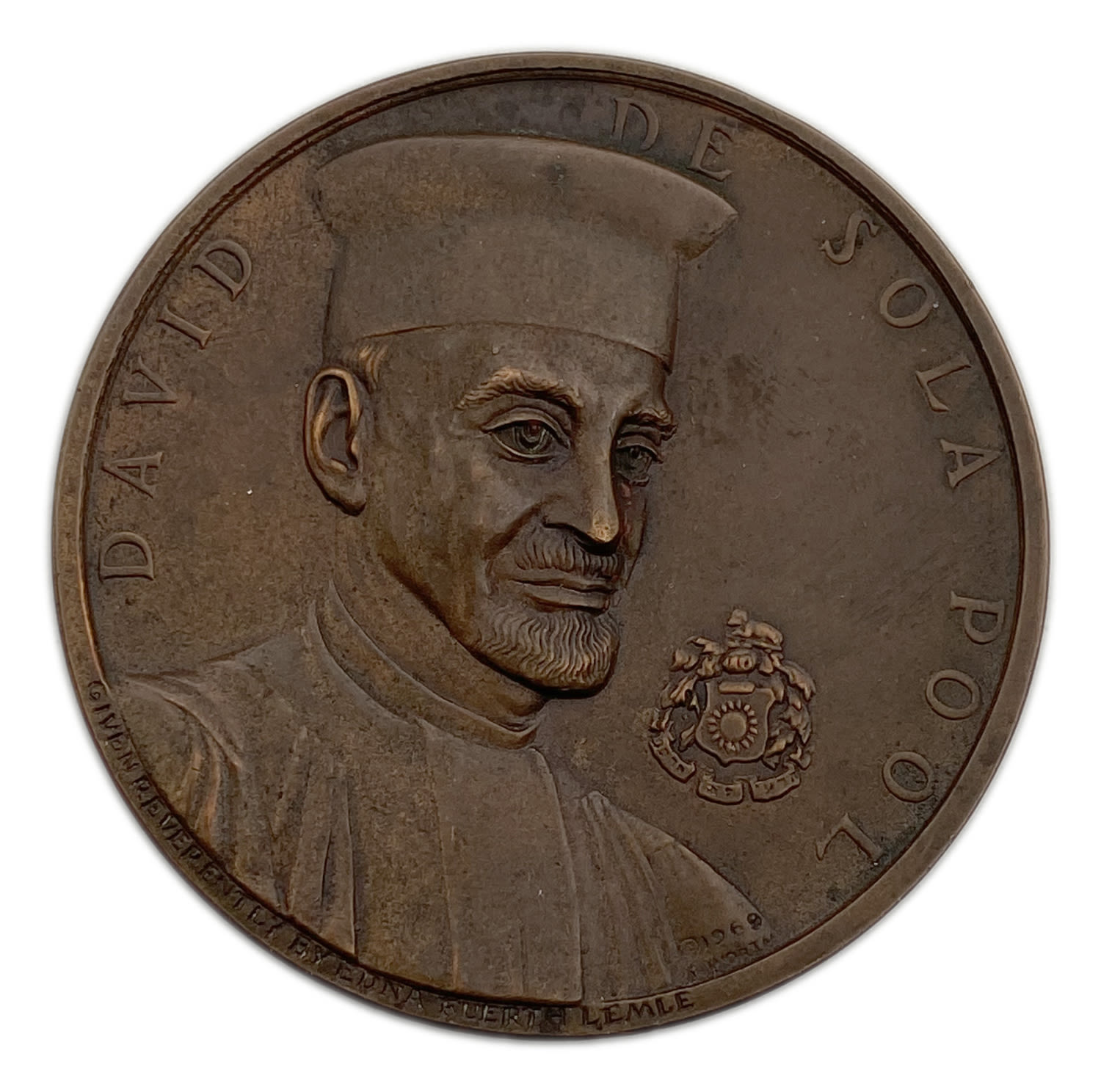 Israel - De Sola Pool - Bronze, 98 grams, 59 m"m - AU
Medal, 5730-1970
David de Sola ... - 1 0