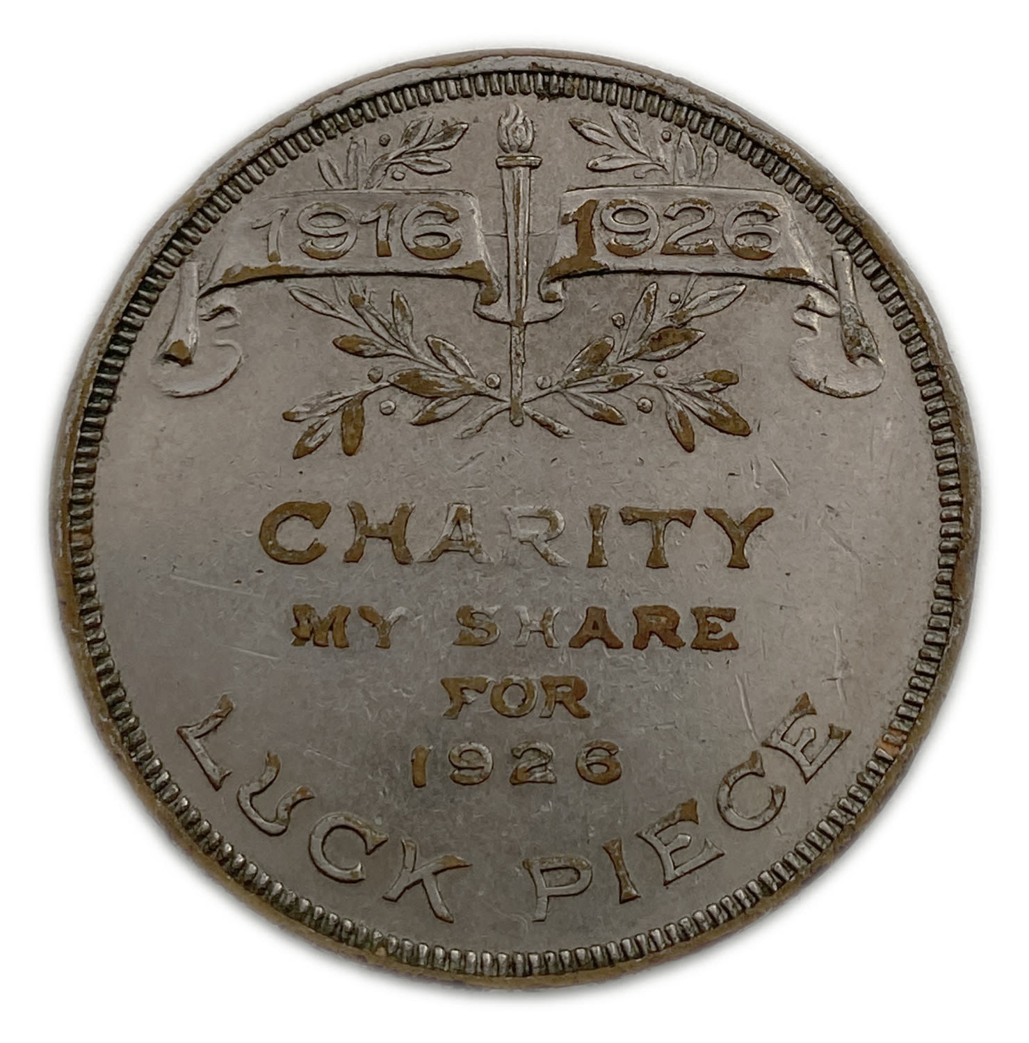 Judaica / Zionisim - Charity token, Jewish Philanthropic Societies, USA - 1926 - 1 1