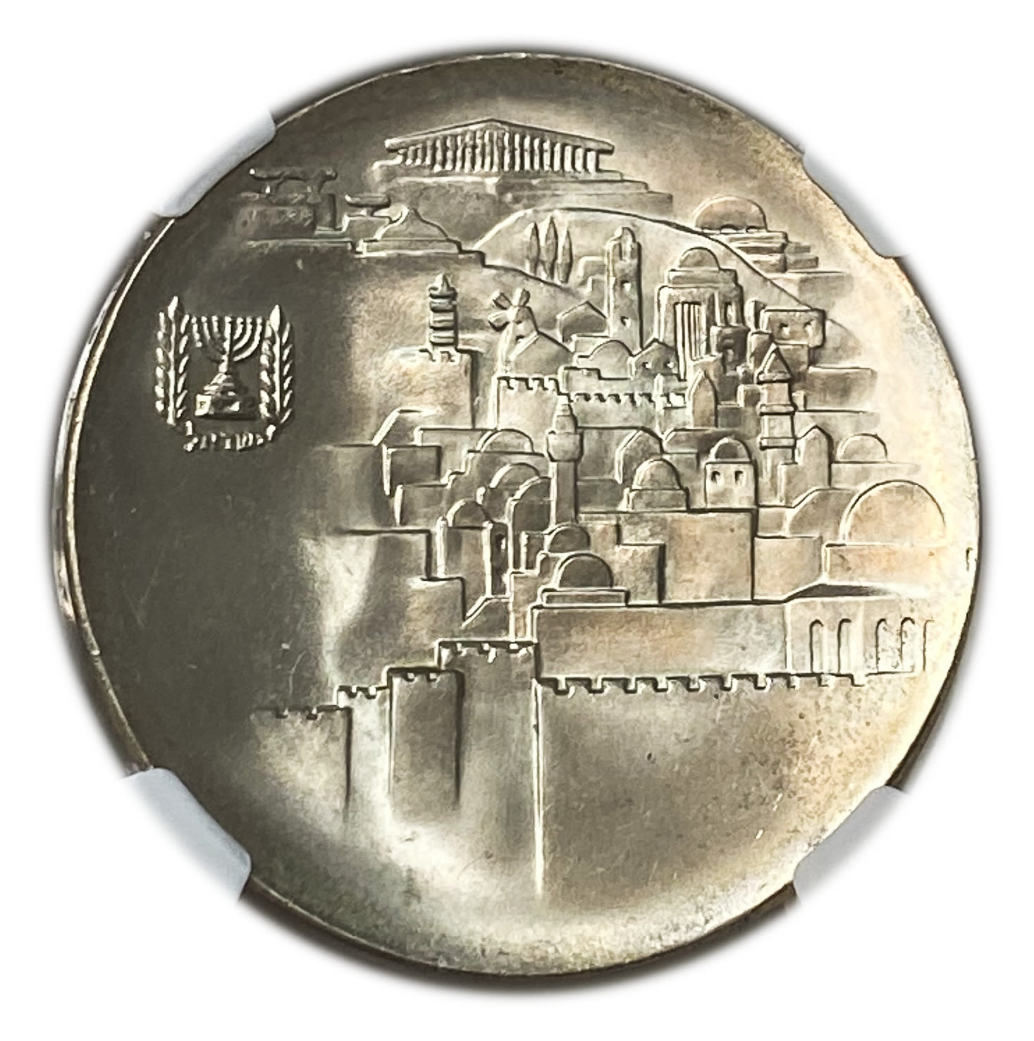 Israel - 10 Lirot 1968 - NGC MS 67 - Jerusalem
Israel's 20th Anniversary of Independence Coin ... - 1 1