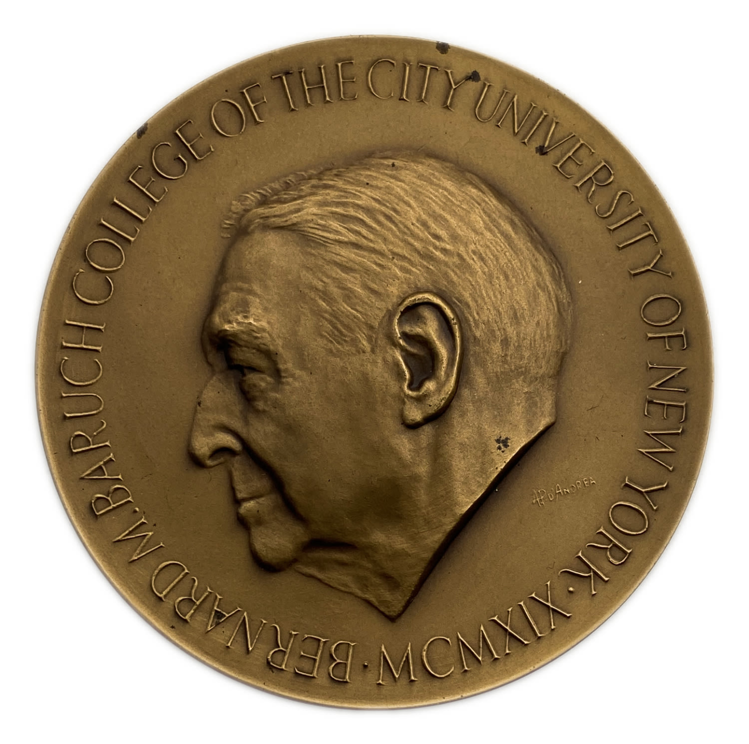 Judaica / Zionisim - Bernard Baruch college of the city university of New York - Broze, 224g ... - 1 0