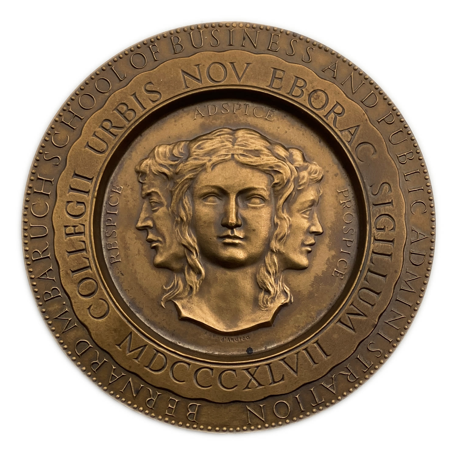 Judaica /Zionisim - Morton Wollman medal, For outstanding achievement in law - 1 1