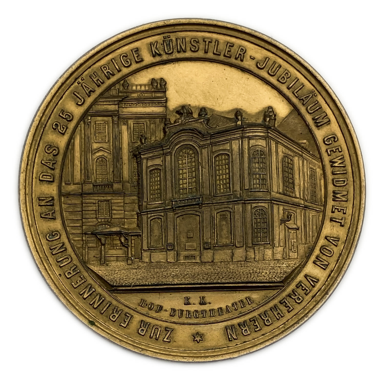 Judaica / Zionisim - The Jewish-Austrian Actor Adolf Sonnenthal and Vienna's Theater - 60mm
medal ... - 1 1