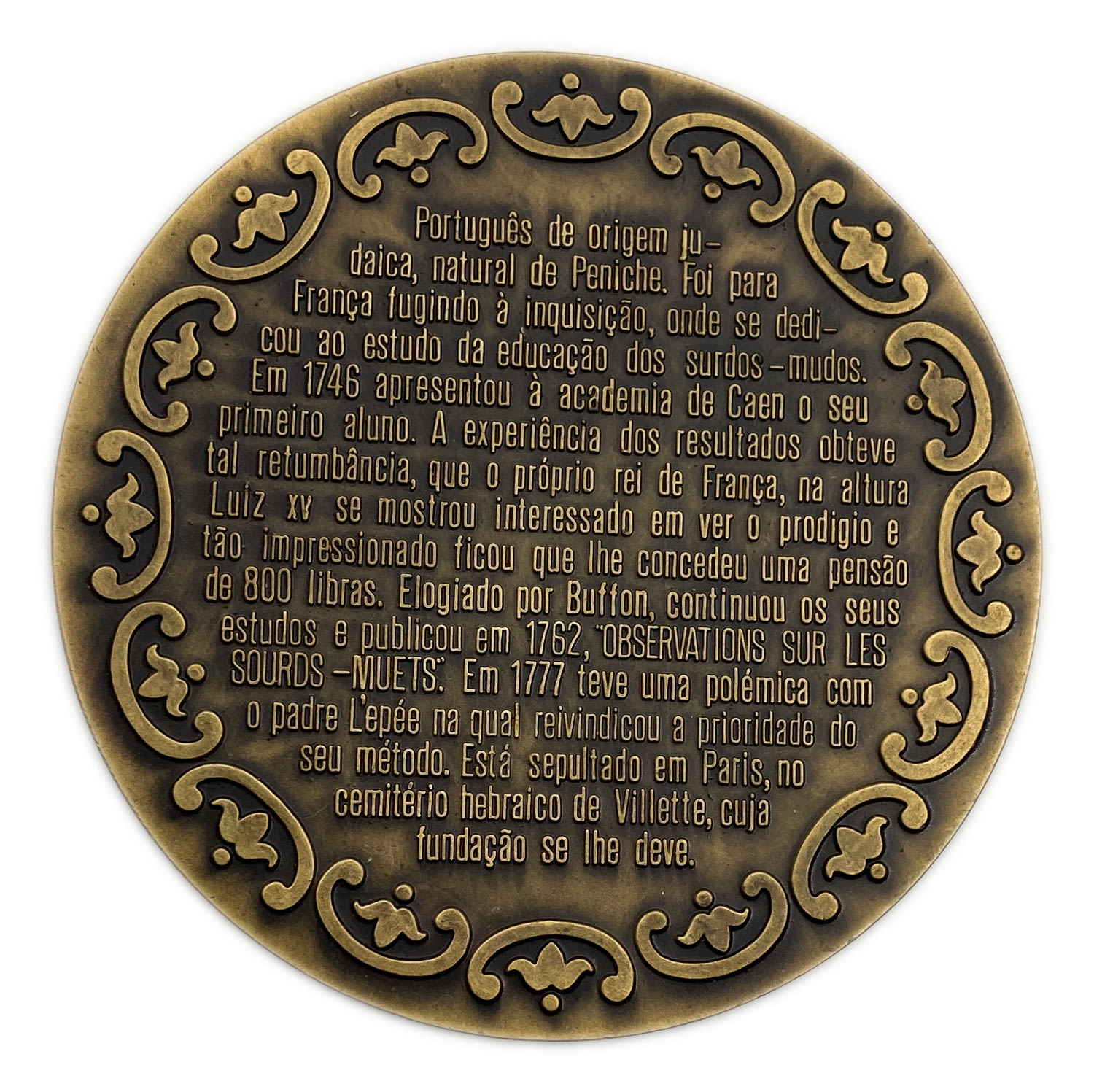 Judaica / Zionisim - Jacob Rodrigues Pereira medal
Jacob Rodrigues Pereira or Jacob Rodrigue ... - 1 1