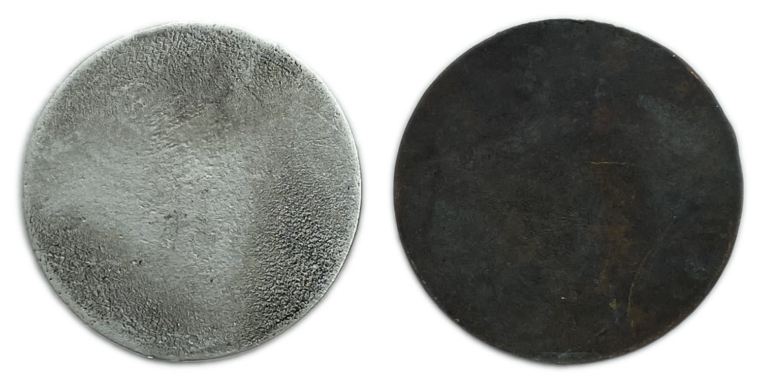 Judaica / Zionism - a pair of silver and bronze medals of Haim Nachman Bialik, Bezalel pattern, design by Moshe ... - 1 1