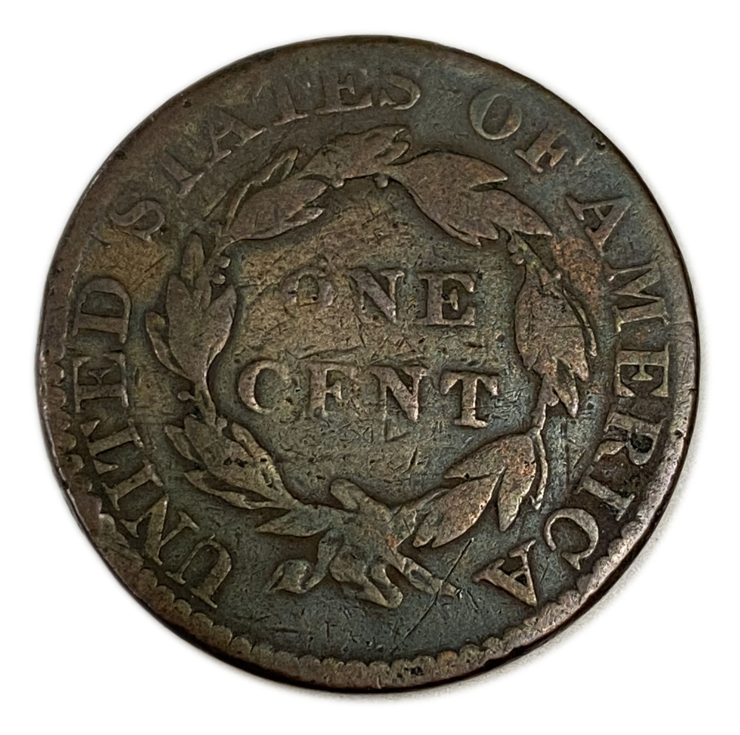 USA - 1 Cent 1825 - "Liberty Head / Matron Head" - F-VF - 1 1