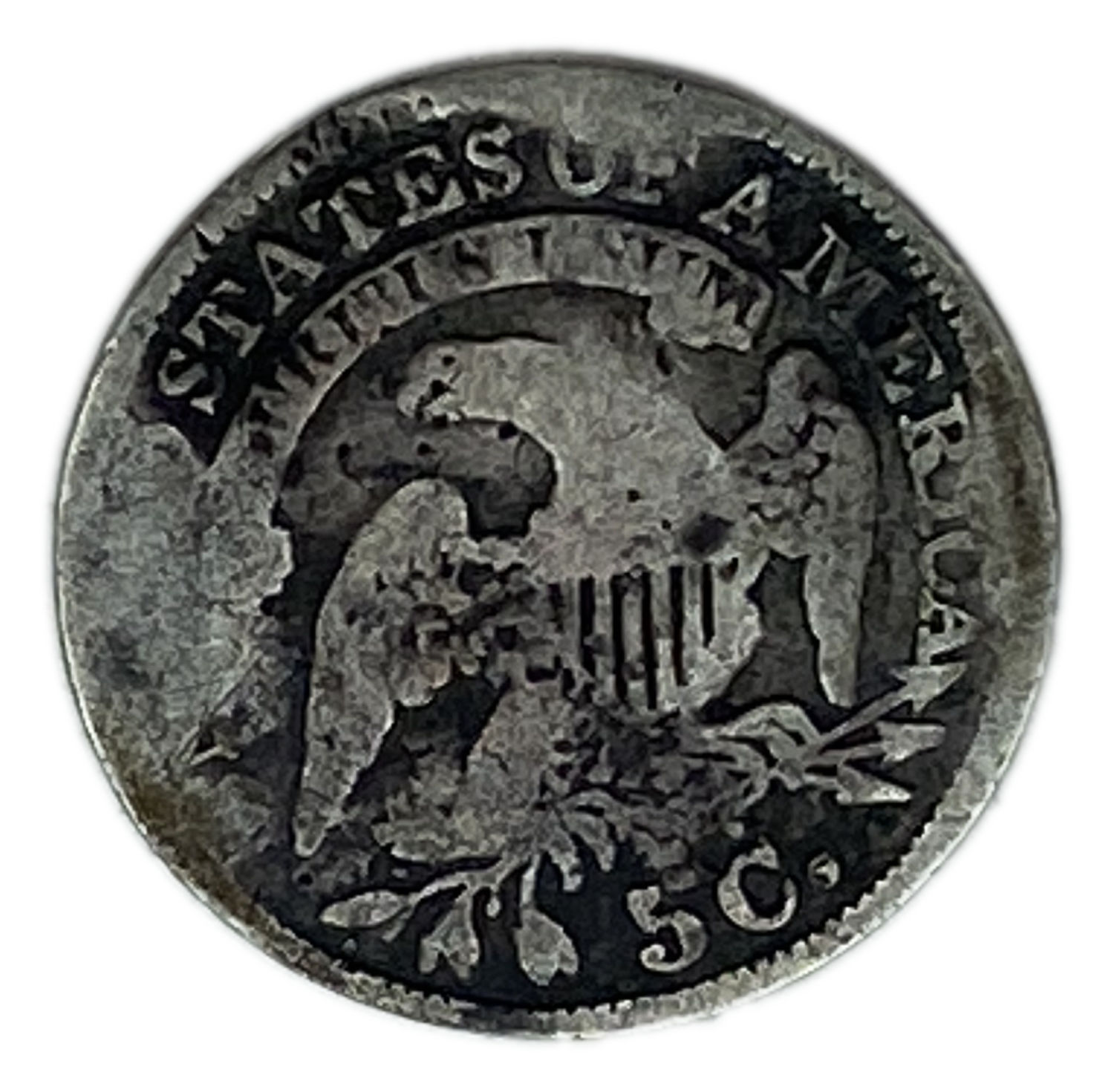 USA - 5 Cents 1832 - "Liberty Cap Half Dime" - F - 1 1