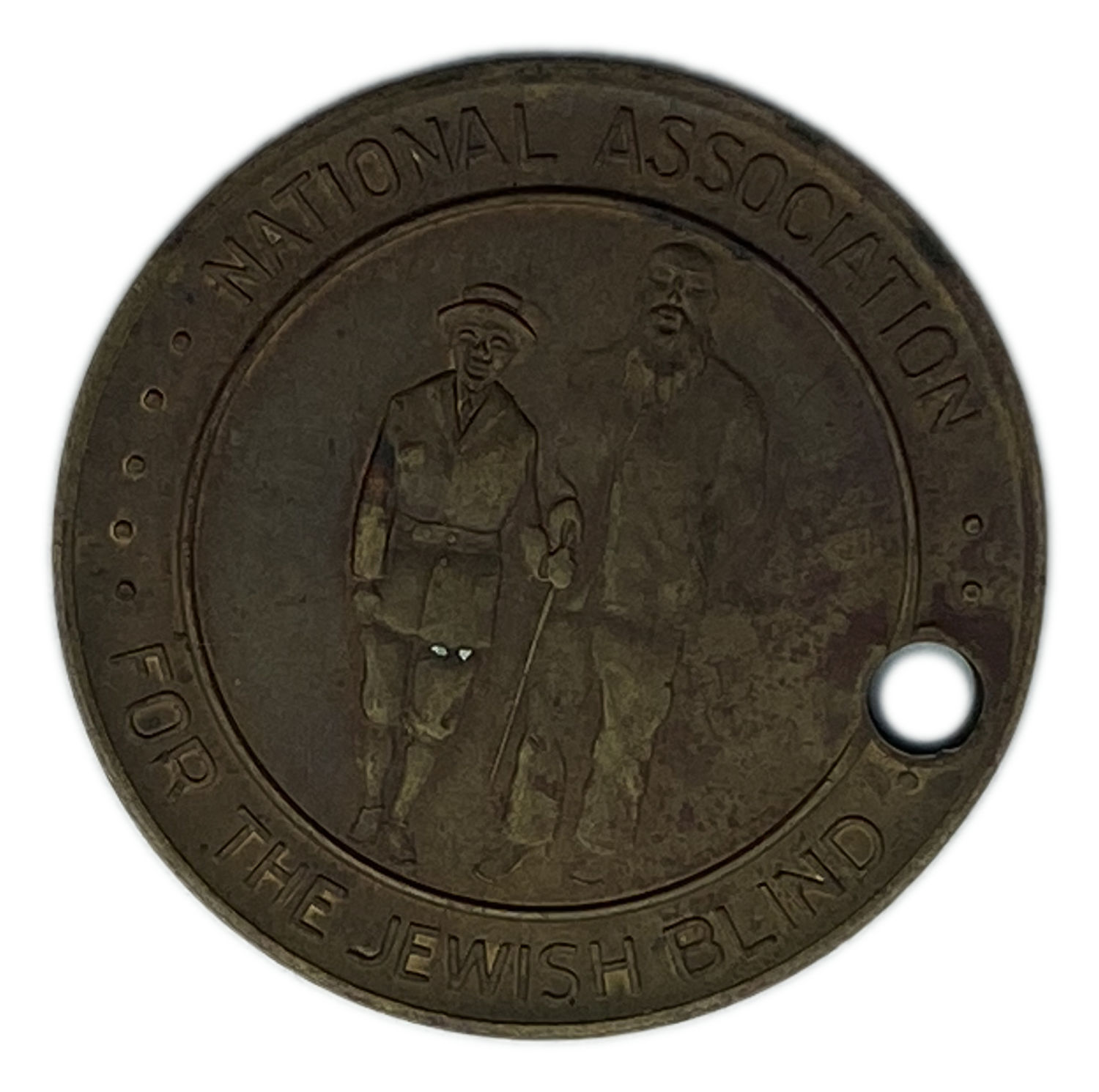 Judaica / Zionisim - A token for protection and safety, donation to the blind - USA
A medal of the ... - 1 0