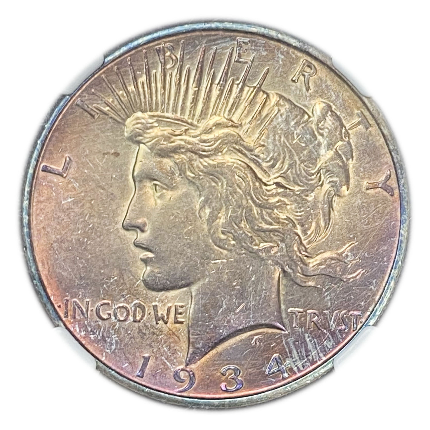 USA - 1 Dollar 1934 D - NGC AU DETAILS - Silver
Face: "IN GOD WE TRVST" / "LIBERTY"
... - 1 0