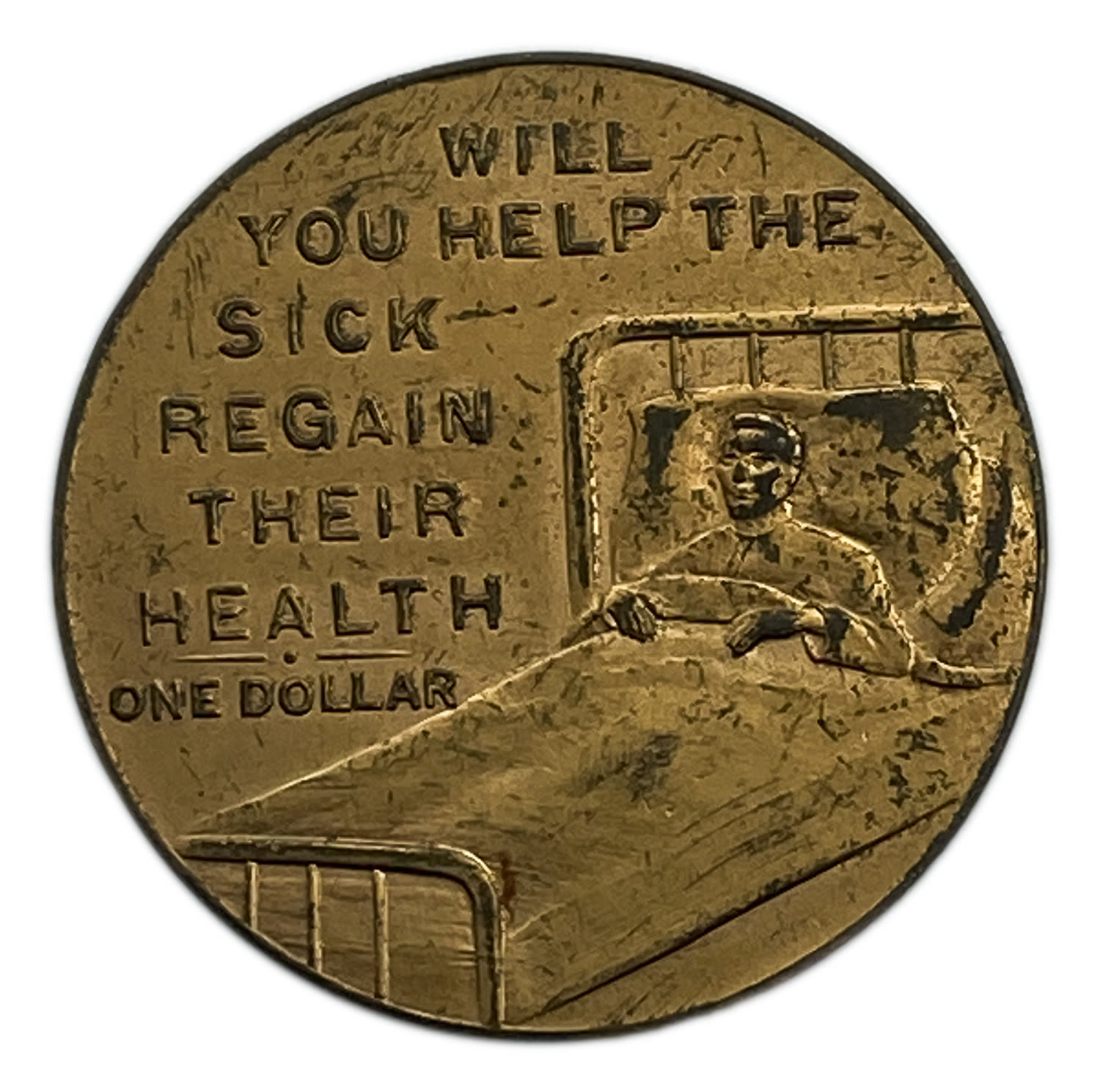 Judaica / Zionism - Donation Token - Jewish Hospital - New-York
$1 donation token of the "Jewish ... - 1 0