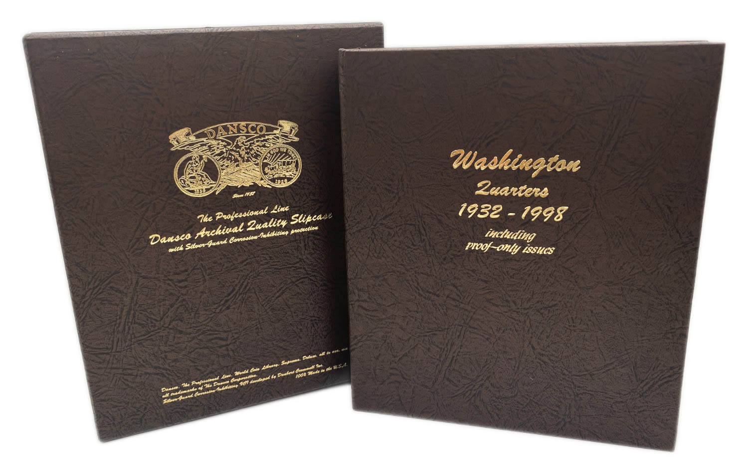 USA - 73 coins of 25 cent 1932-1998 - Are in an album of the Dansco company - Almost all coins are in UNC condition - 1 0