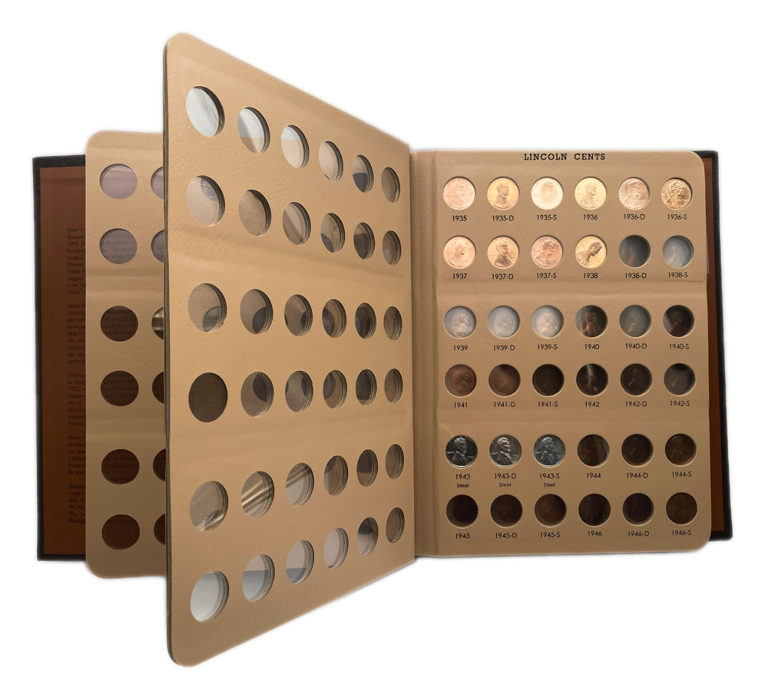 USA - 154 coins 1 cent 1909-2009 - Are in an album of the Dansco company - Almost all coins are in UNC condition - 1 6