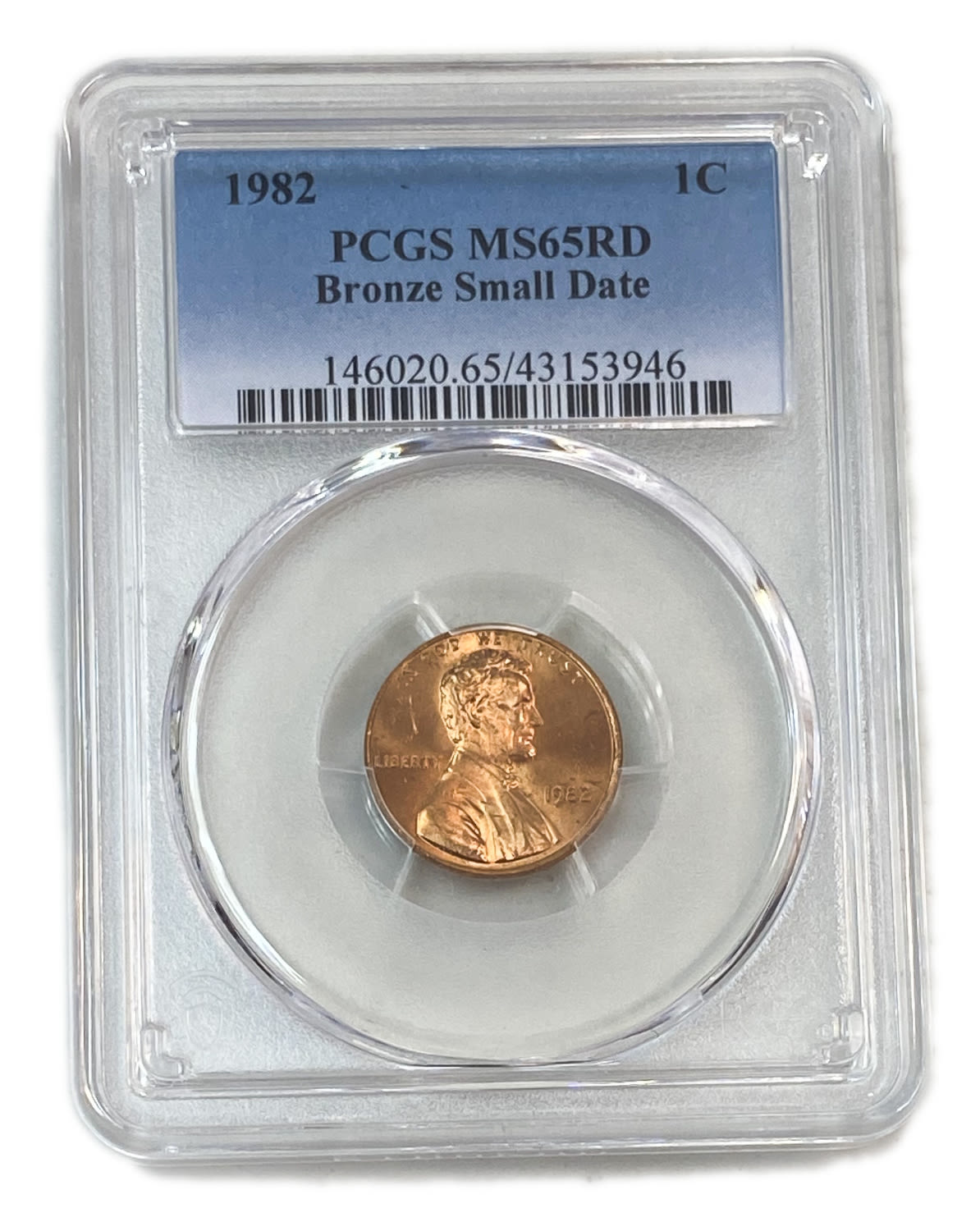 USA - Lot of 4 coins 1 cent coins from the year 1982 - different types
1 Cent 1982 - PCGS MS ... - 1 3