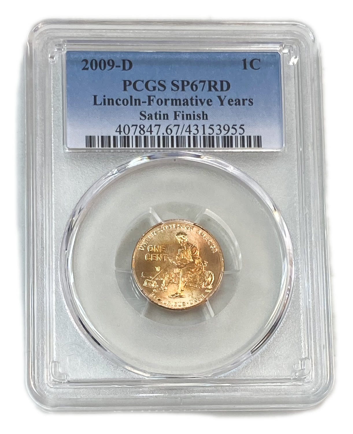 USA - Lot of 5 coins 1 cent 2009 - different types
1 Cent 2009 D - PCGS SP 67 RD - Lincoln ... - 1 7