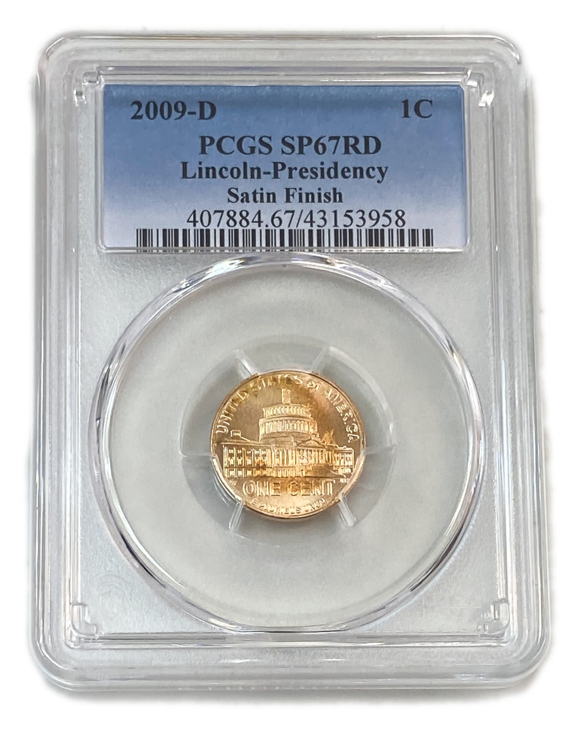 USA - Lot of 5 coins 1 cent 2009 - different types
1 Cent 2009 D - PCGS SP 67 RD - Lincoln ... - 1 9