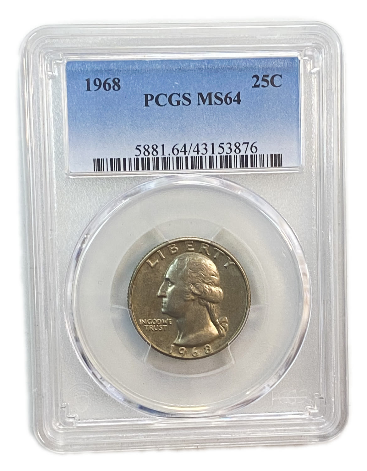 USA - Lot of 10 coins of 25 Cents - Different years and conditions
25 Cents 1965 - PCGS SP ... - 1 7