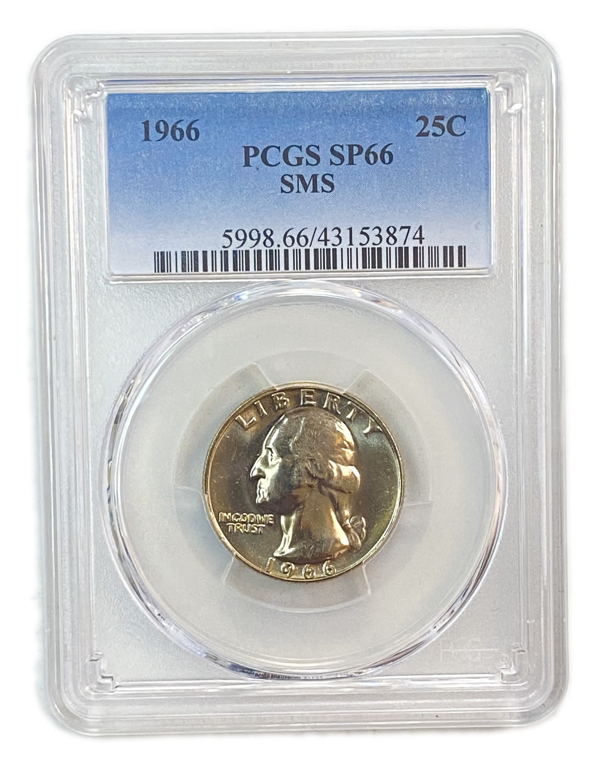 USA - Lot of 10 coins of 25 Cents - Different years and conditions
25 Cents 1965 - PCGS SP ... - 1 12