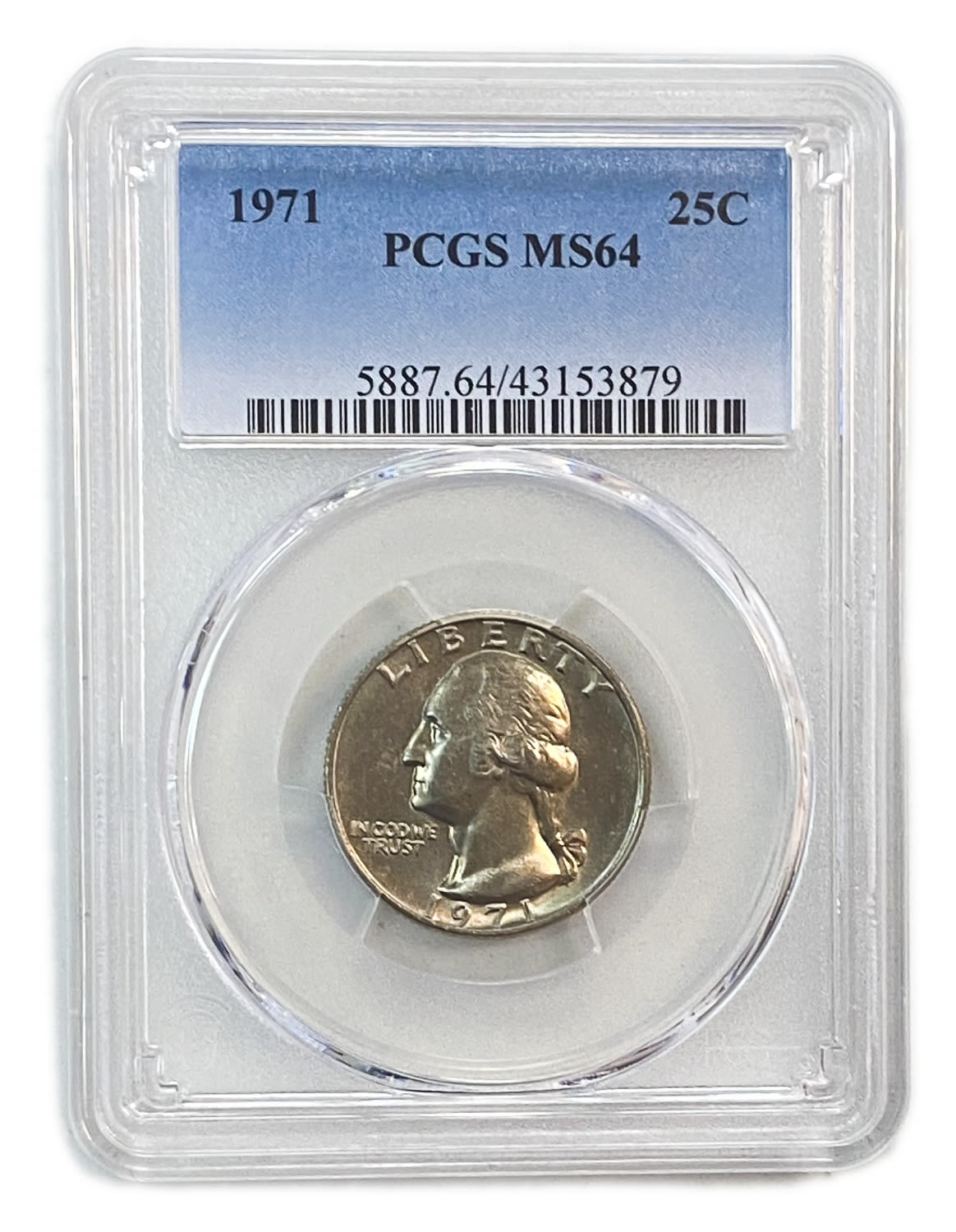 USA - Lot of 10 coins of 25 Cents - Different years and conditions
25 Cents 1965 - PCGS SP ... - 1 15