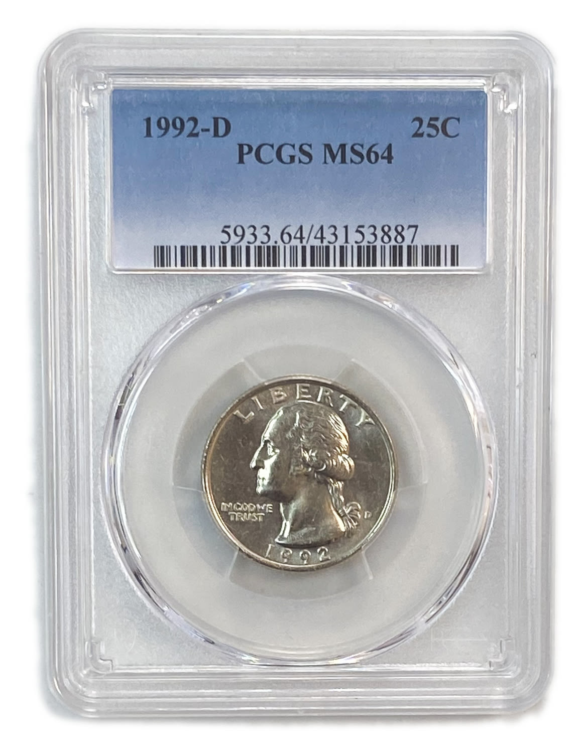 USA - Lot of 10 coins of 25 Cents - Different years and conditions
25 Cents 1965 - PCGS SP ... - 1 19