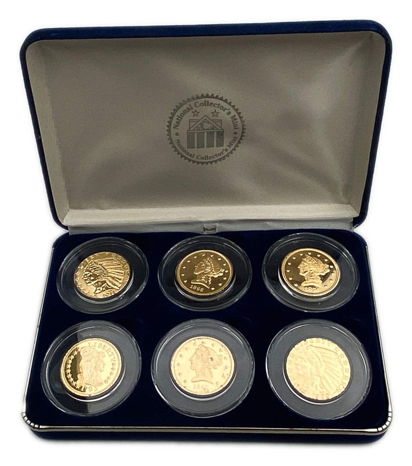 USA - set of replicas of 6 coins, replicas of United States coins - 1 0