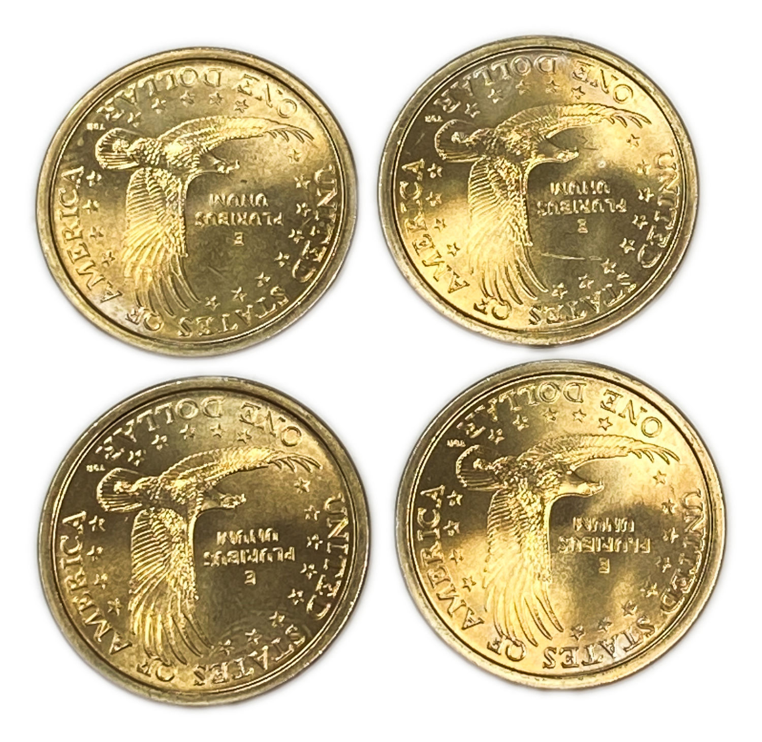 USA - Lot of 4 coins of 1 Dollar 2000 - "Sacagawea Dollar" - UNC
Obverse: Sacagawea (1788-1812), a ... - 1 1