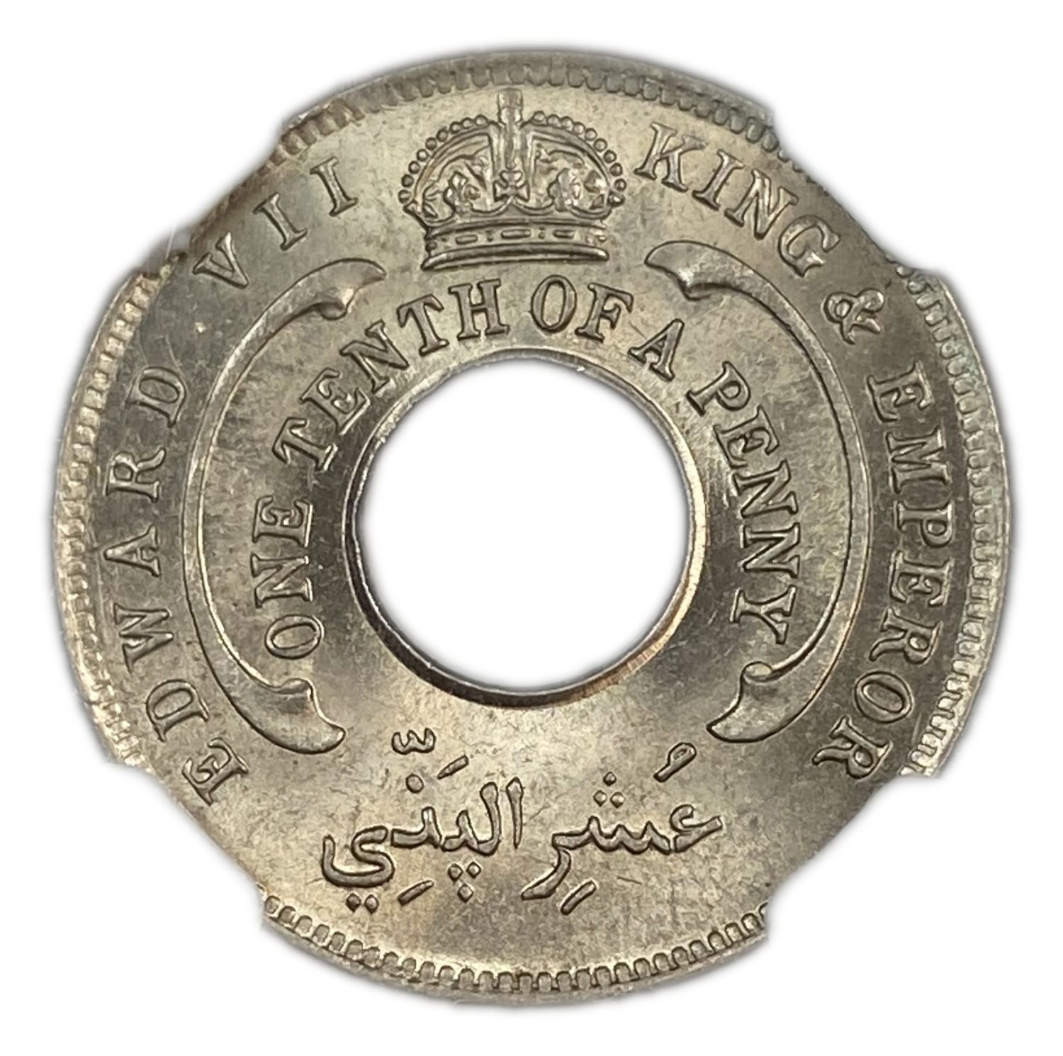 British West Africa - 1/10 Penny 1908 - NGC MS 65 - 1 1