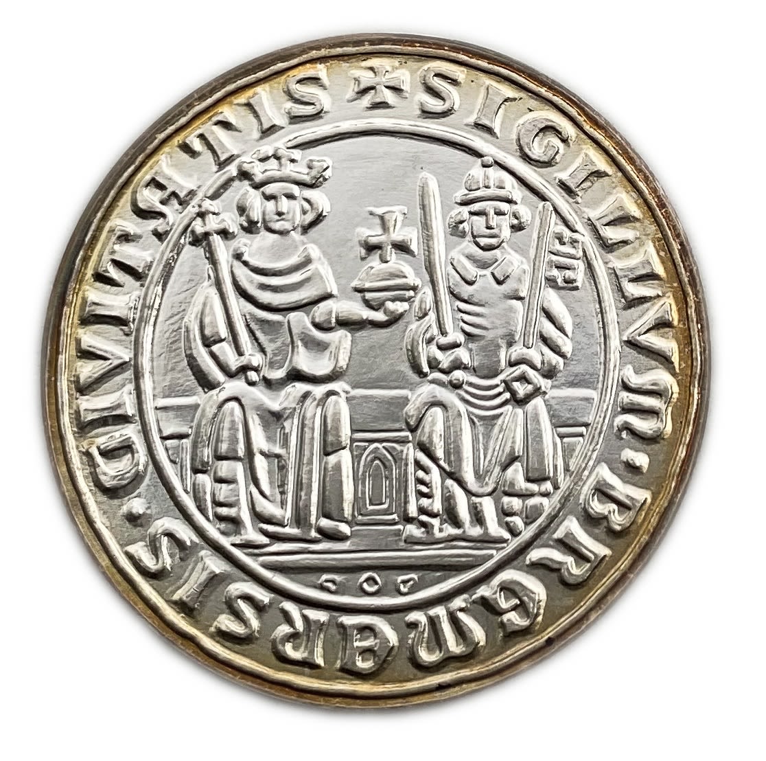 World coins - Germany? - Silvered medal - unknown origion and a year - Weight 28g, 39mm - 1 0