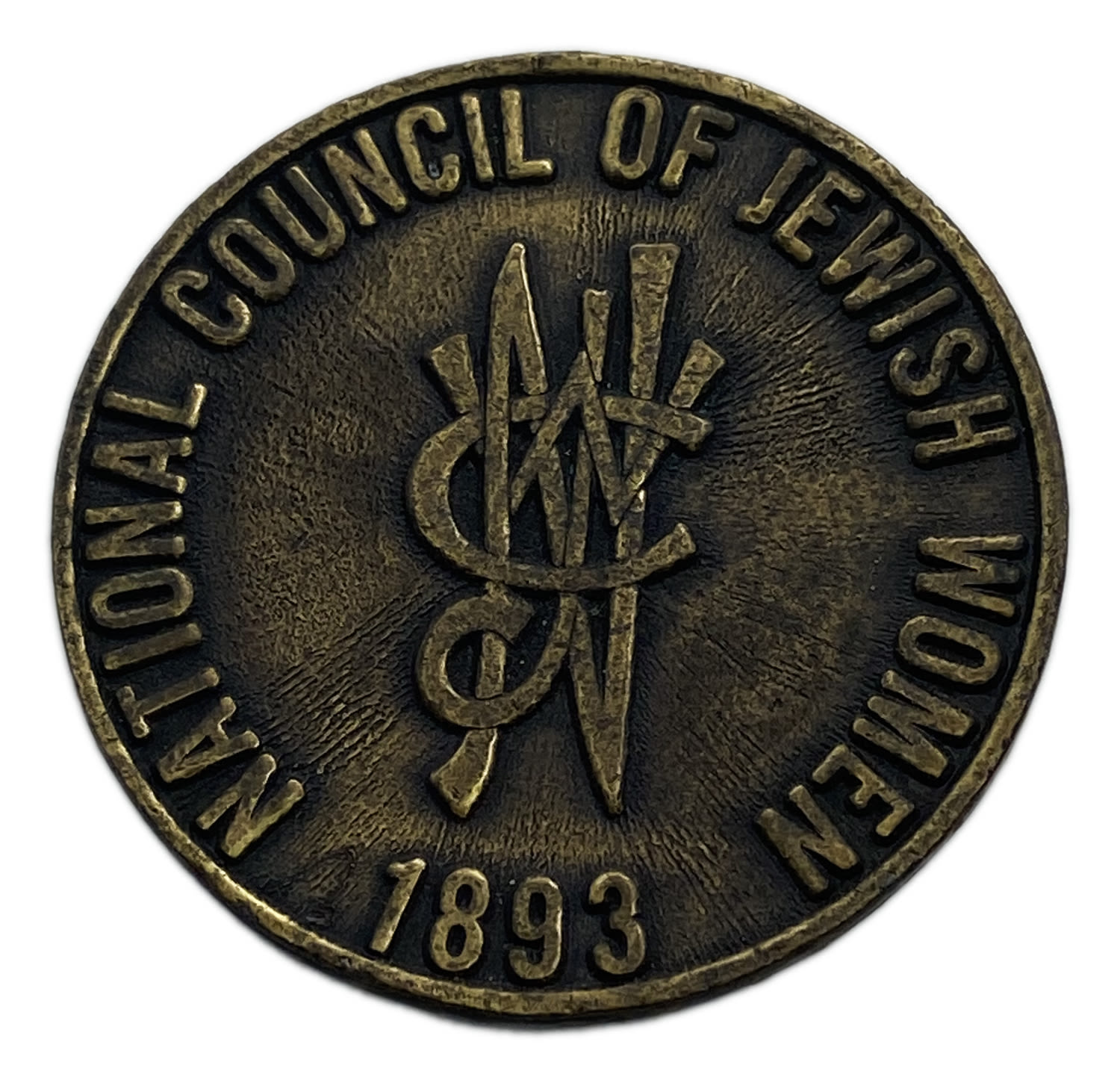 Judaica / Zionisim - National Council Of the Jewish Women medal - Ment to be dedicated to a women with outstanding ... - 1 0