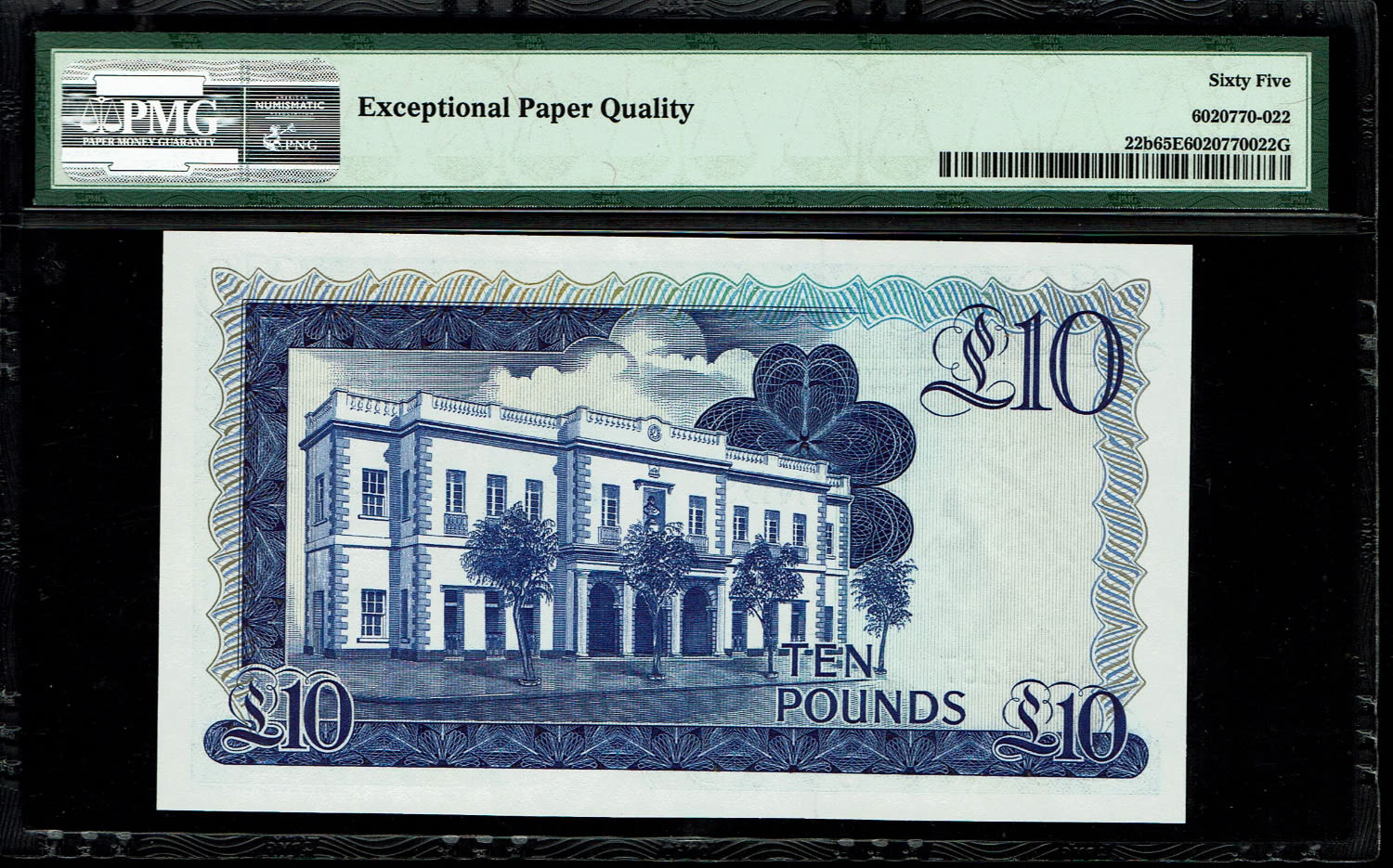 Gibraltar - 10 Pounds 1986 - Elizabeth II - PMG 65 EPQ - 1 1