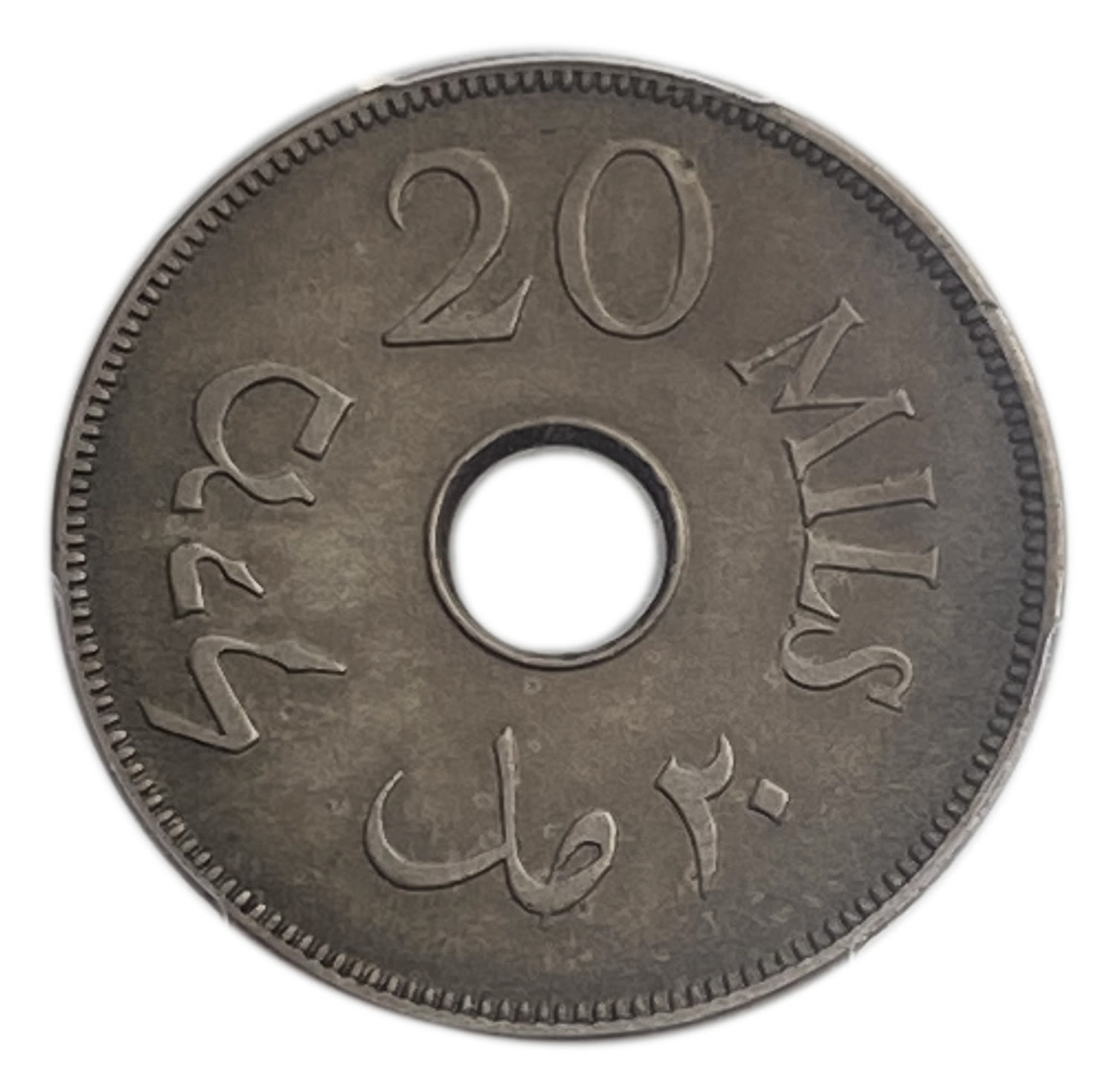 Palestine - 20 Mils 1935 - PCGS AU DETAILS
There are only 5 coins graded above this grade at PCGS and ... - 1 1