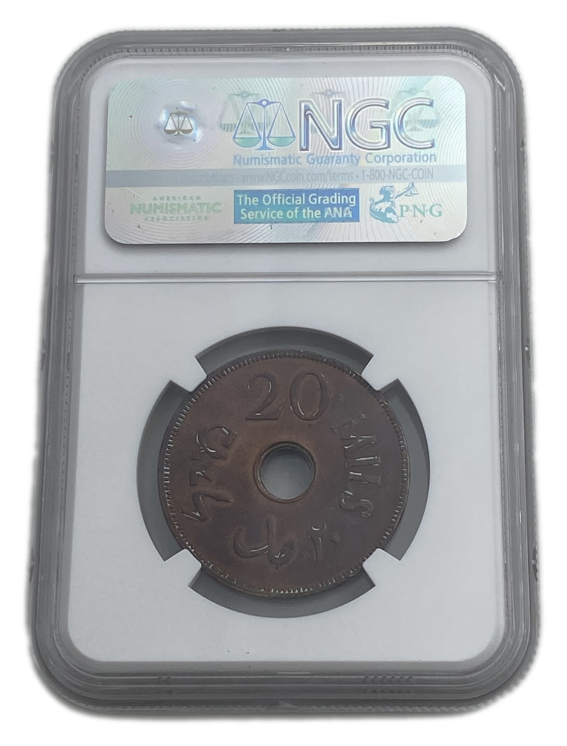 Palestine - 20 Mils 1942 - NGC AU DETAILS
MIL, was the Hebrew name of the coin that was legal in ... - 1 3